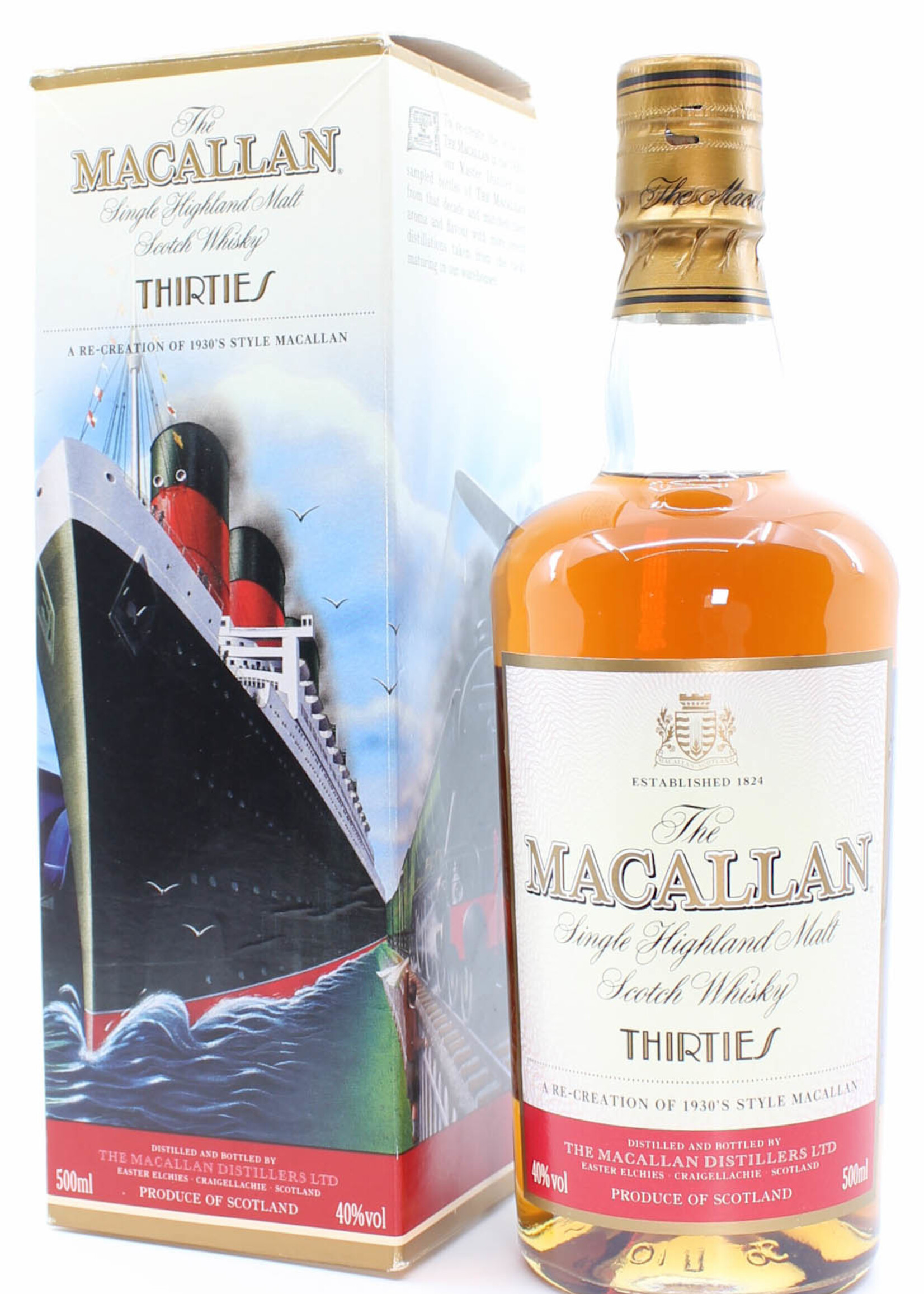 The Macallan Macallan Thirties 2001 - Travel Series 1930's 40% 500ml