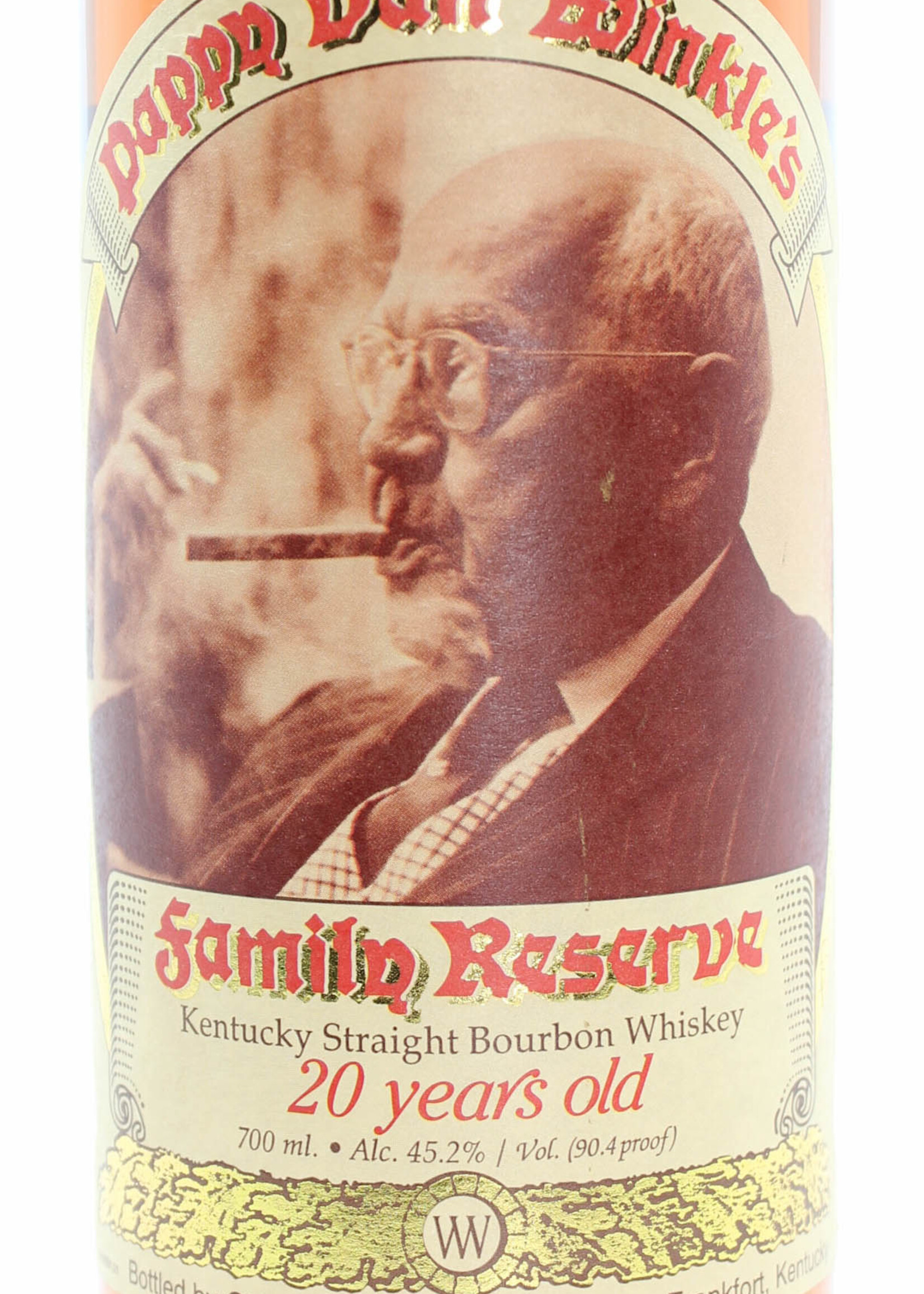 Pappy Van Winkle's Pappy van Winkle's 20 Years Old - Family Reserve - Red Capsule and label 45.2% - 90.2 Proof 700ml