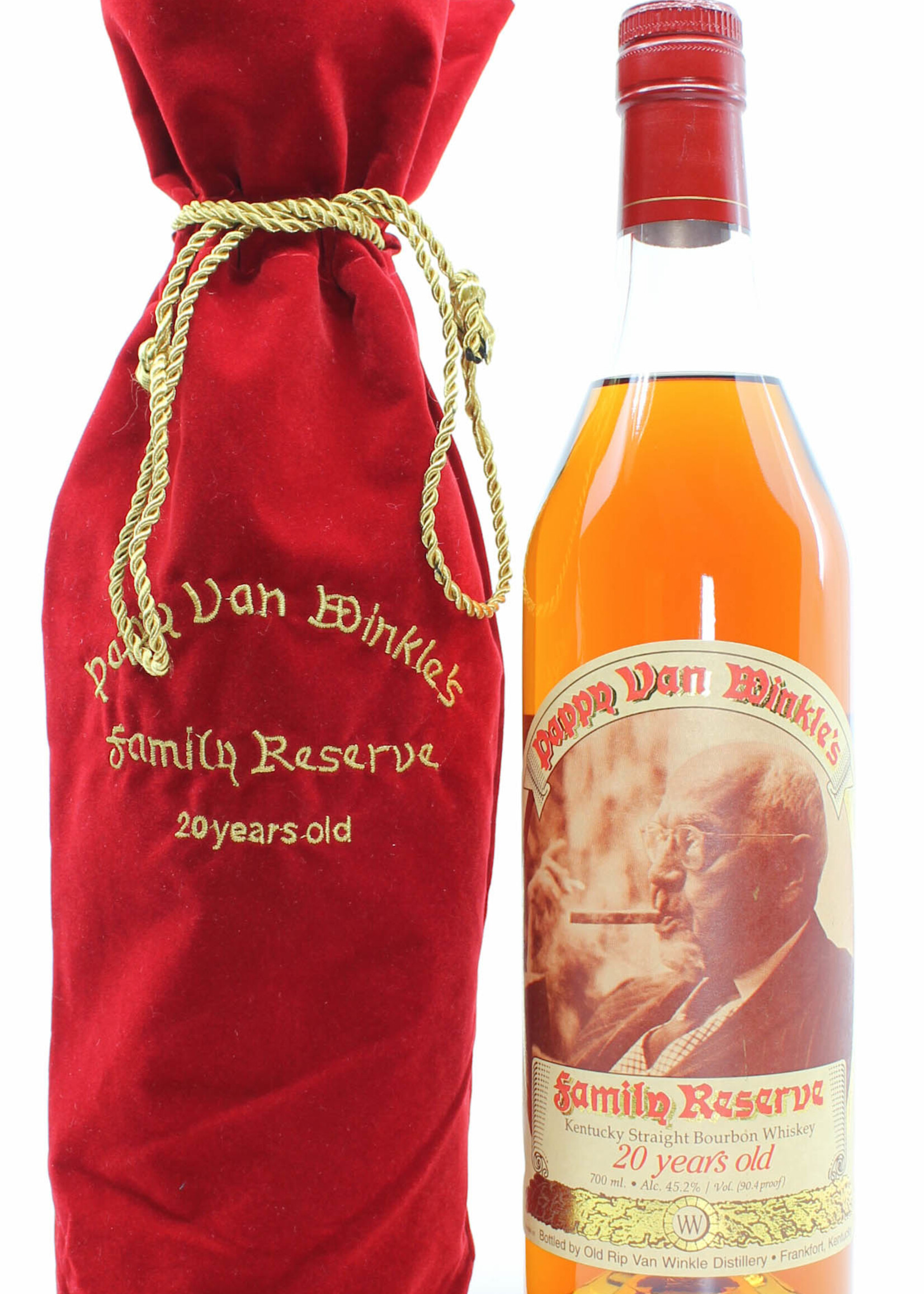 Pappy Van Winkle's Pappy van Winkle's 20 Years Old - Family Reserve - Red Capsule and label 45.2% - 90.2 Proof 700ml