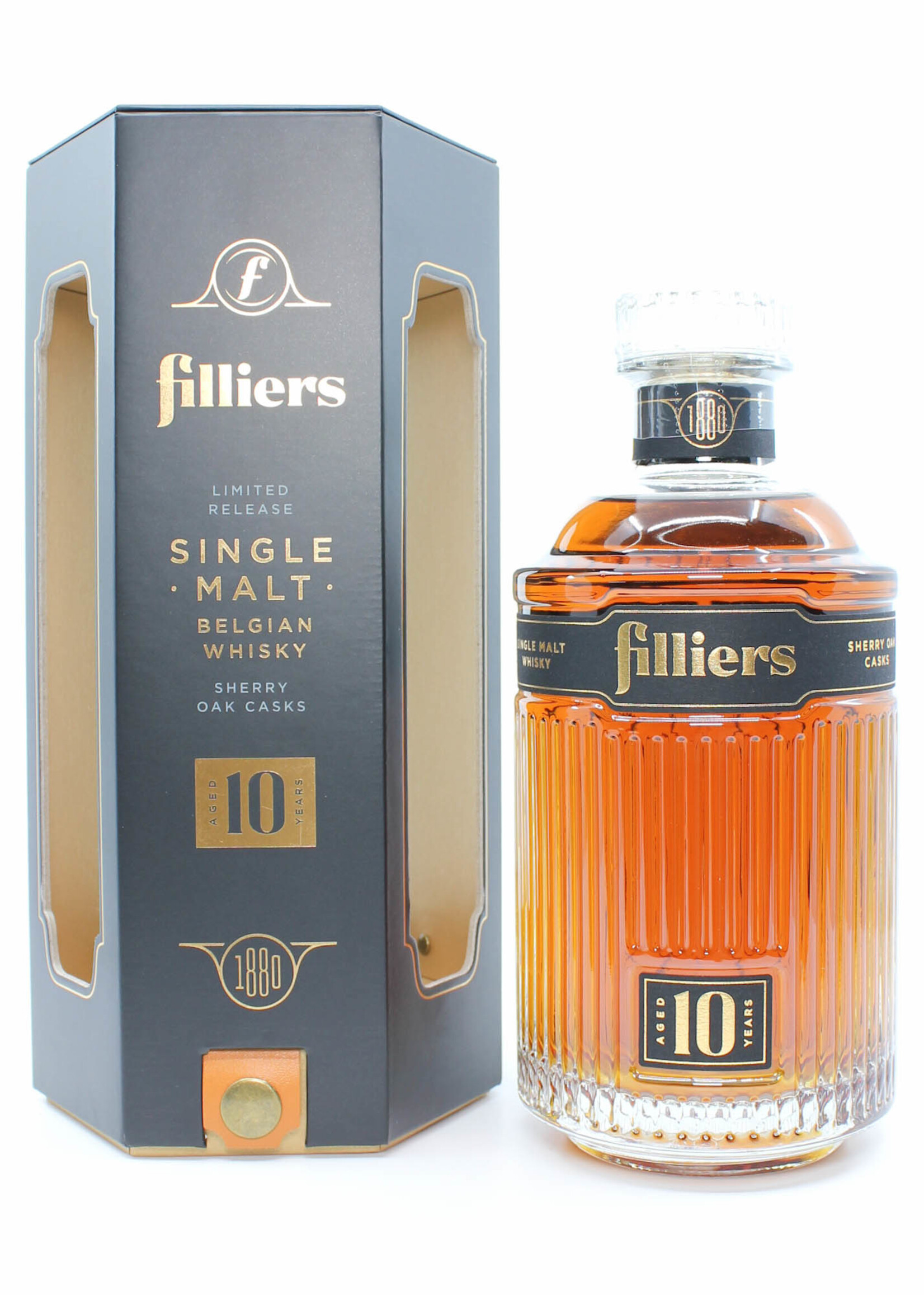 Filliers Filliers 10 Years Old 2019 - Batch 1 - Limited Release - Belgian Whisky 43% (1 of 2000)