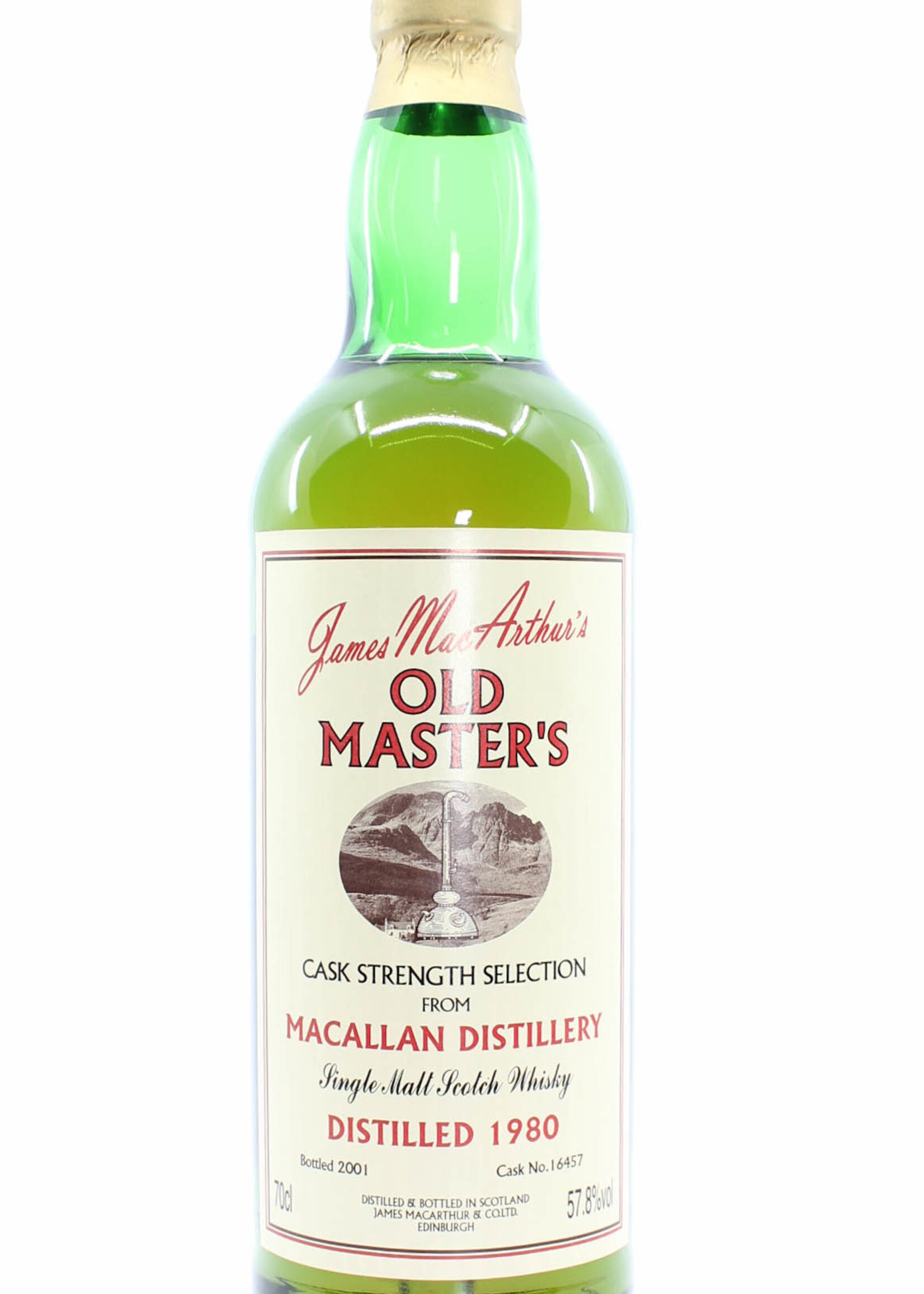 The Macallan Macallan 1980 2001 - Old Master's - Cask Strength Selection - Cask 16457 57.8%