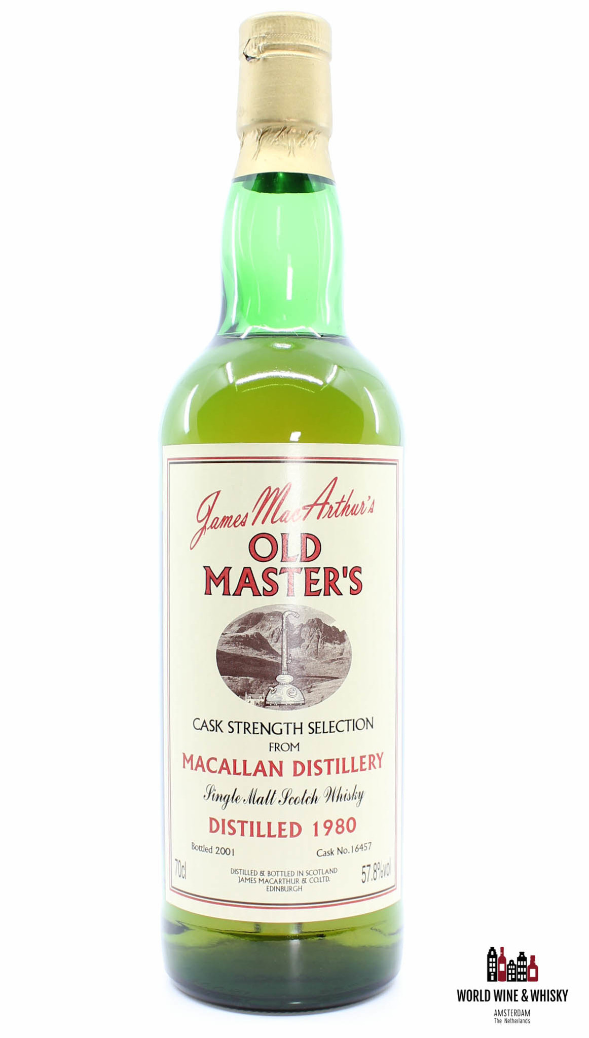 Macallan Macallan 1980 2001 - Old Master's - Cask Strength Selection - Cask 16457 57.8%