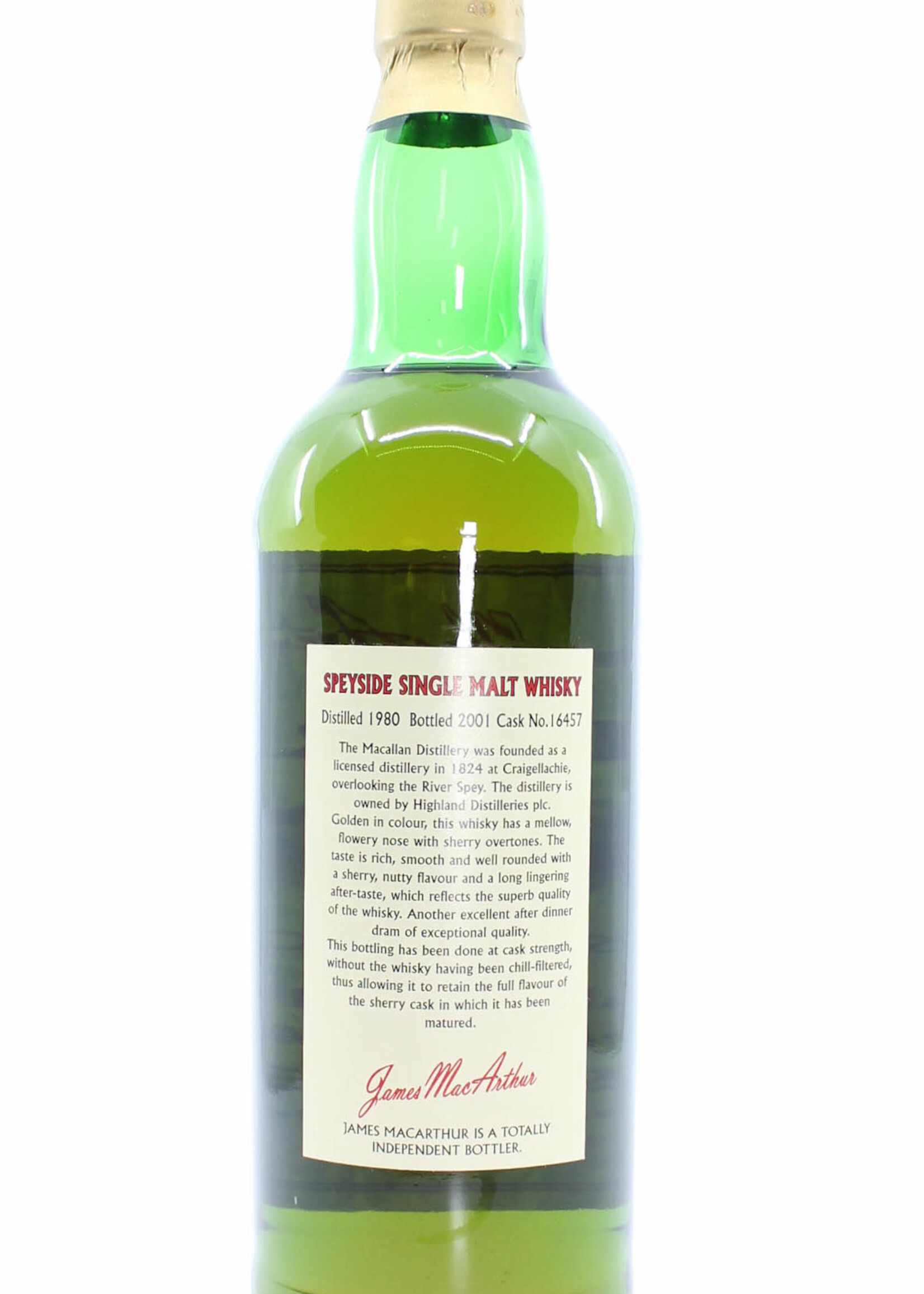 The Macallan Macallan 1980 2001 - Old Master's - Cask Strength Selection - Cask 16457 57.8%
