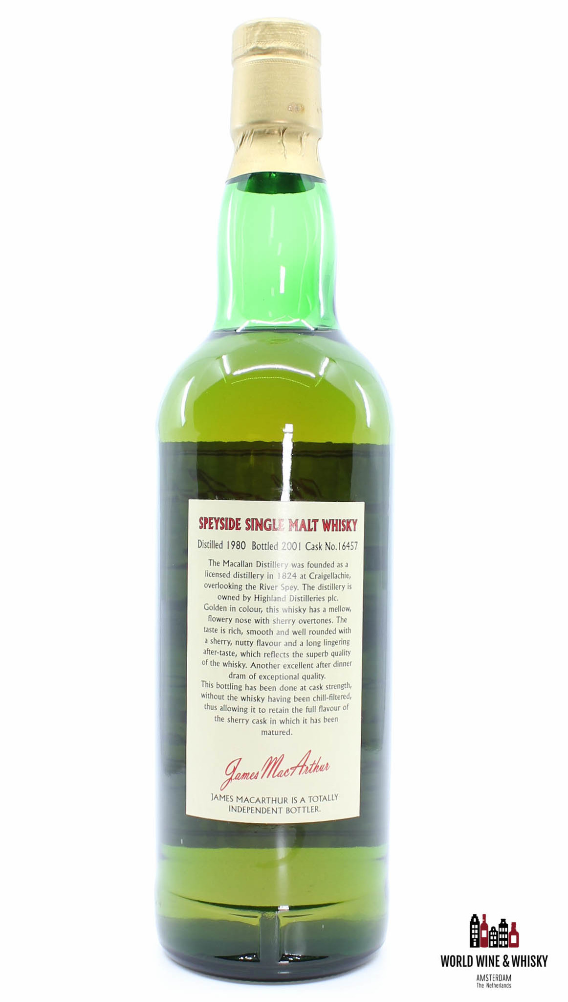 Macallan Macallan 1980 2001 - Old Master's - Cask Strength Selection - Cask 16457 57.8%