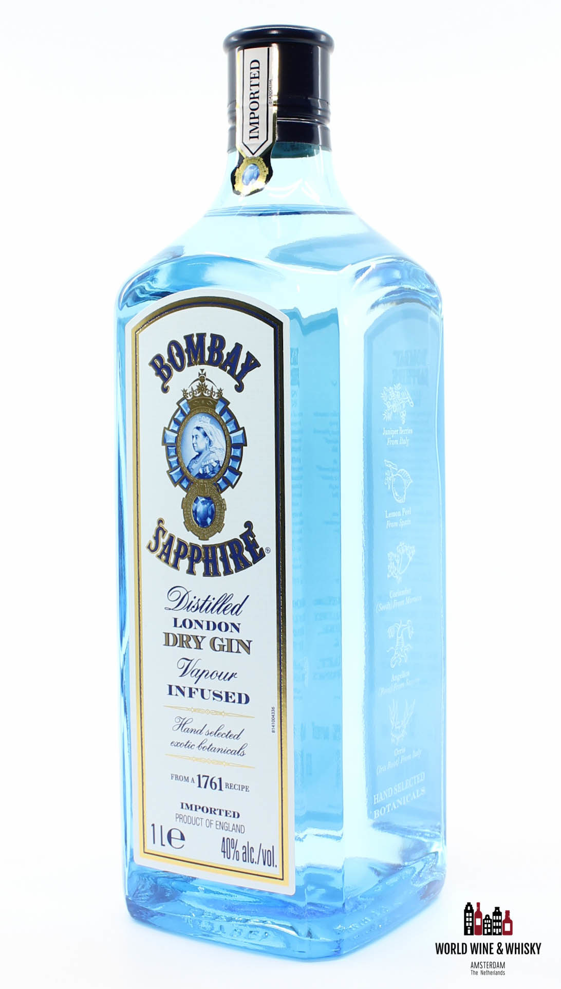 acceptable I complain Gallantry Bombay Sapphire - London Dry Gin 40% 1 Liter - World Wine & Whisky
