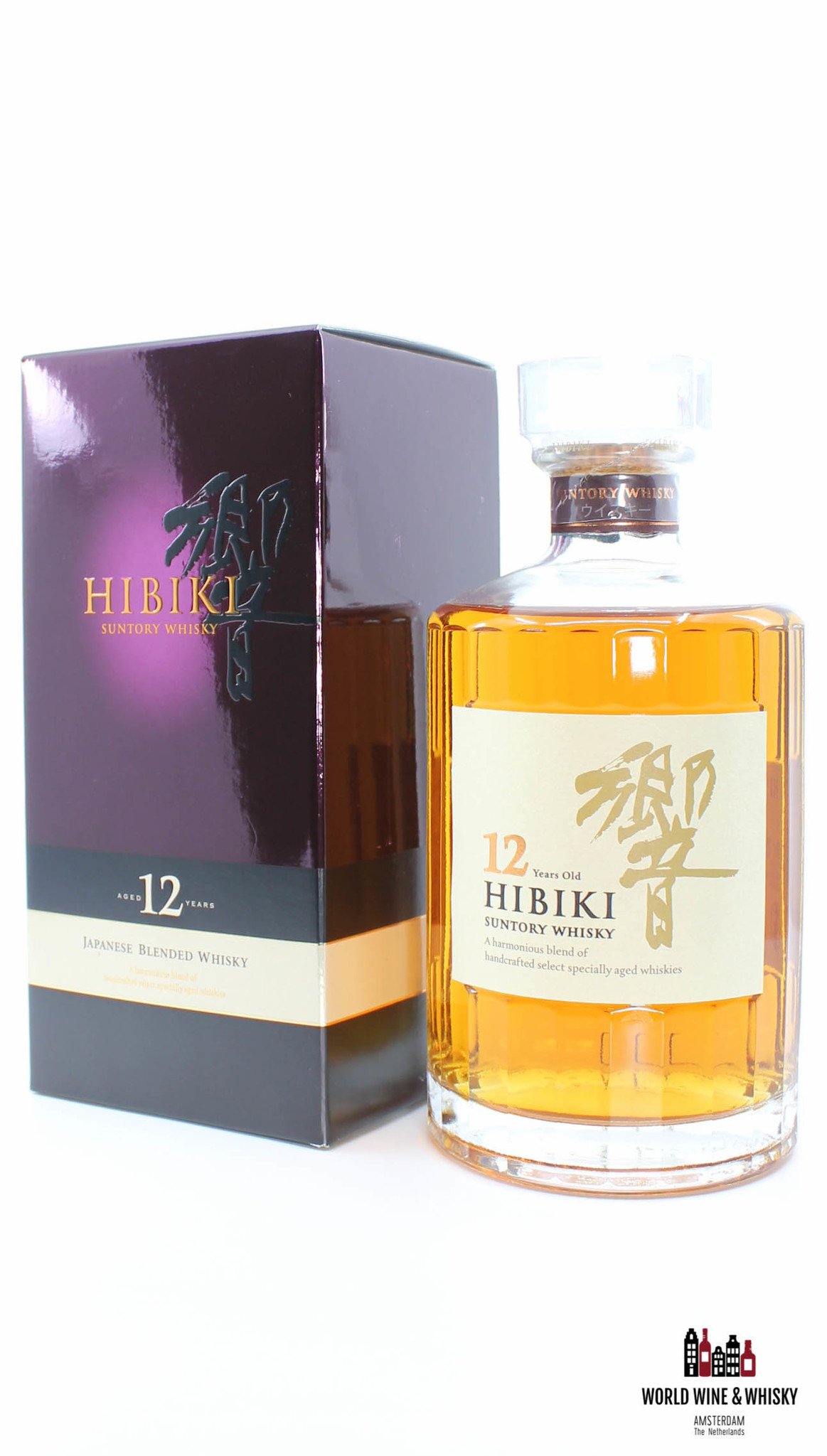 Hibiki Hibiki 12 Years Old - Suntory Whisky 43% (in the purple box)
