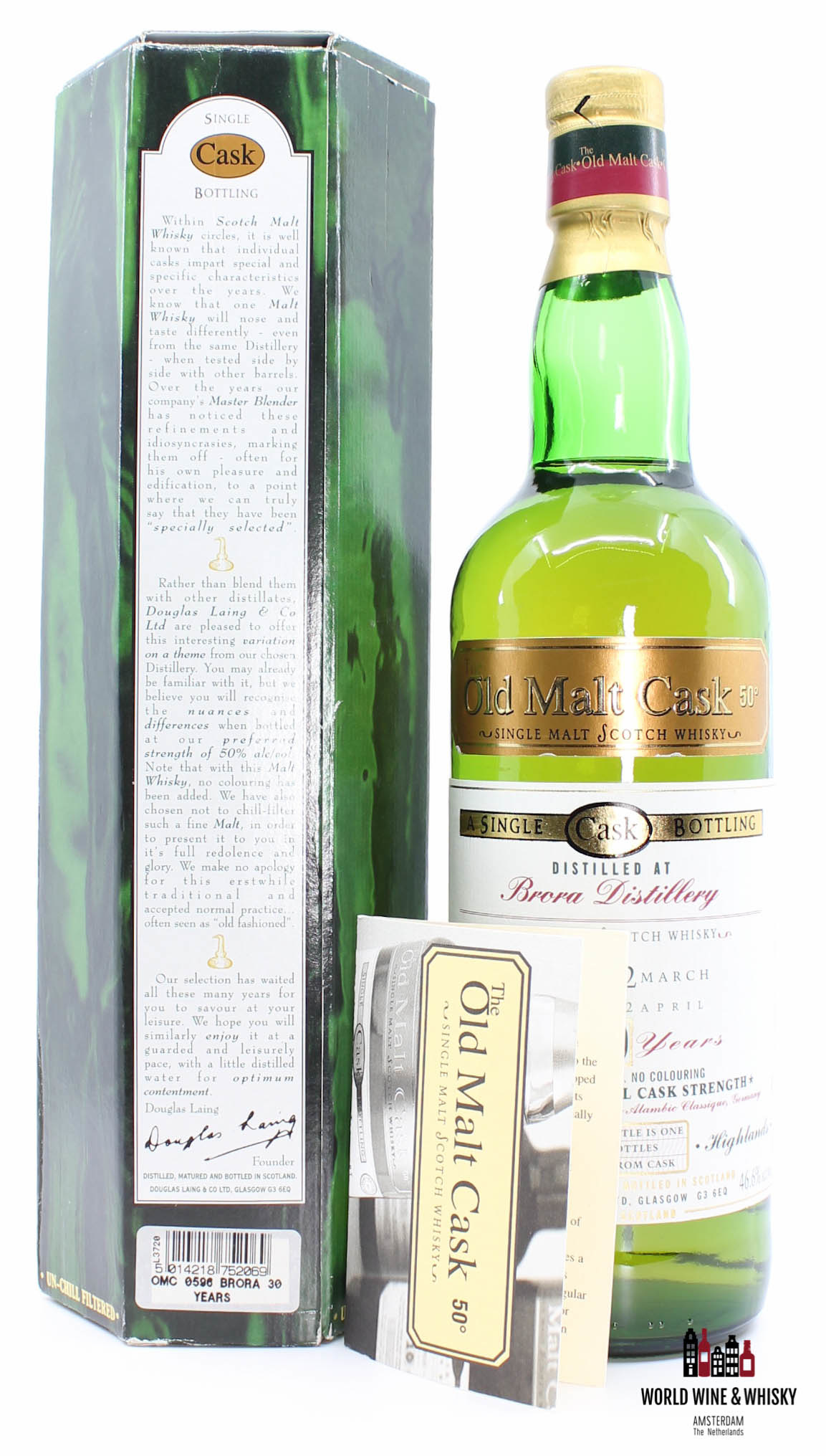 Brora Brora 30 Years Old 1972 2002 - Old Malt Cask - Douglas Laing 46.6% - Closed Distillery (1 of 204)