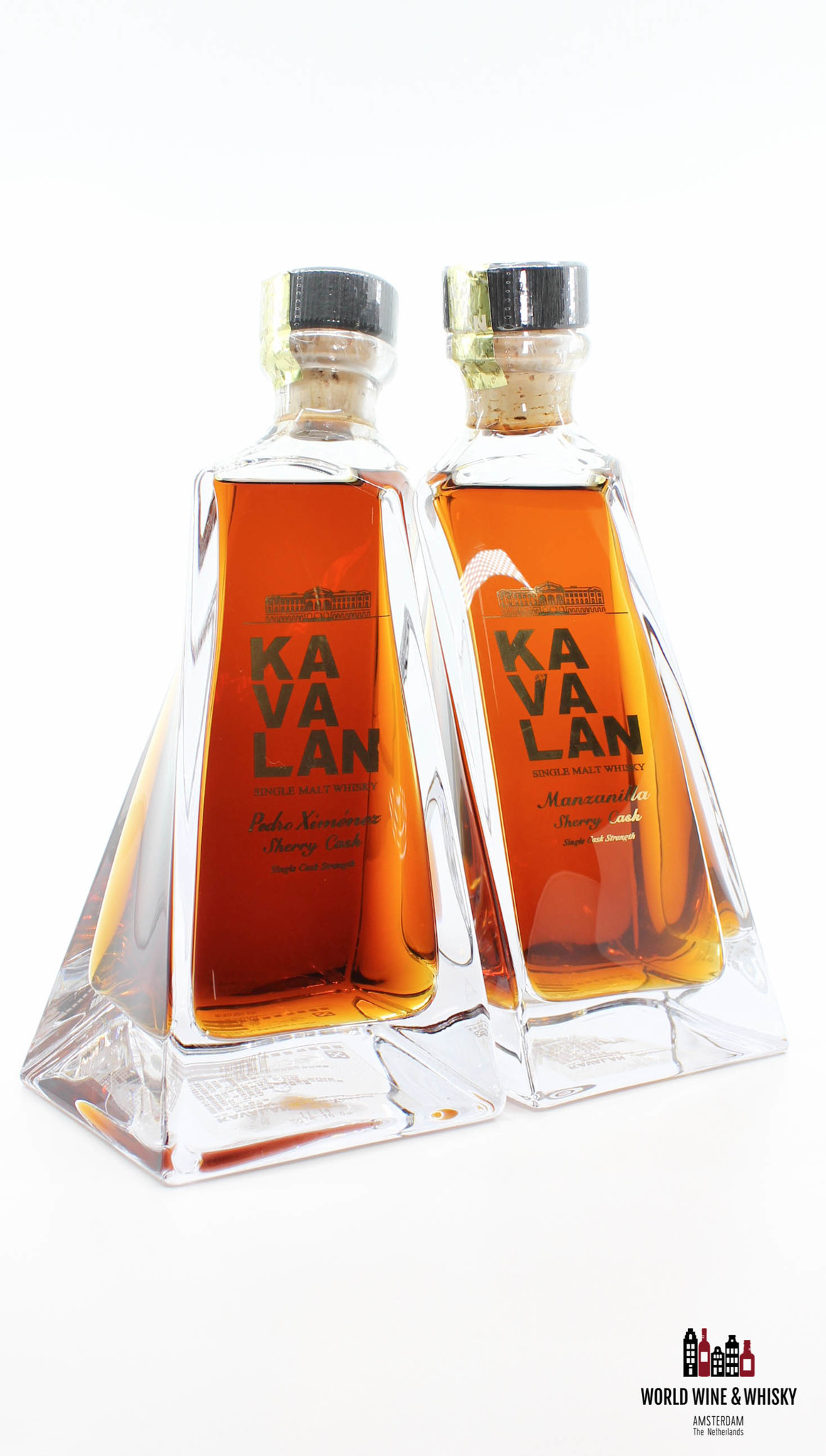 Kavalan Kavalan Decanter Set - Pedro Ximenez & Manzanilla Sherry Cask - Limited Edition 2016_0255 56.3% (1 of 702 sets)