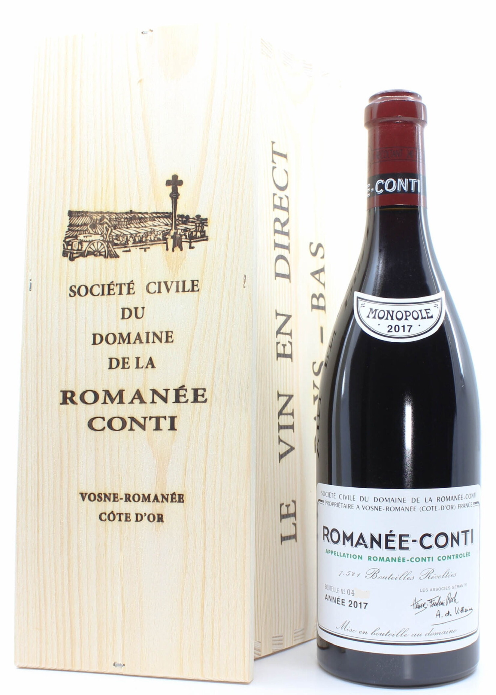 Domaine de la Romanée Conti Domaine de la Romanée-Conti (DRC) - Romanée-Conti 2017 (in OWC)