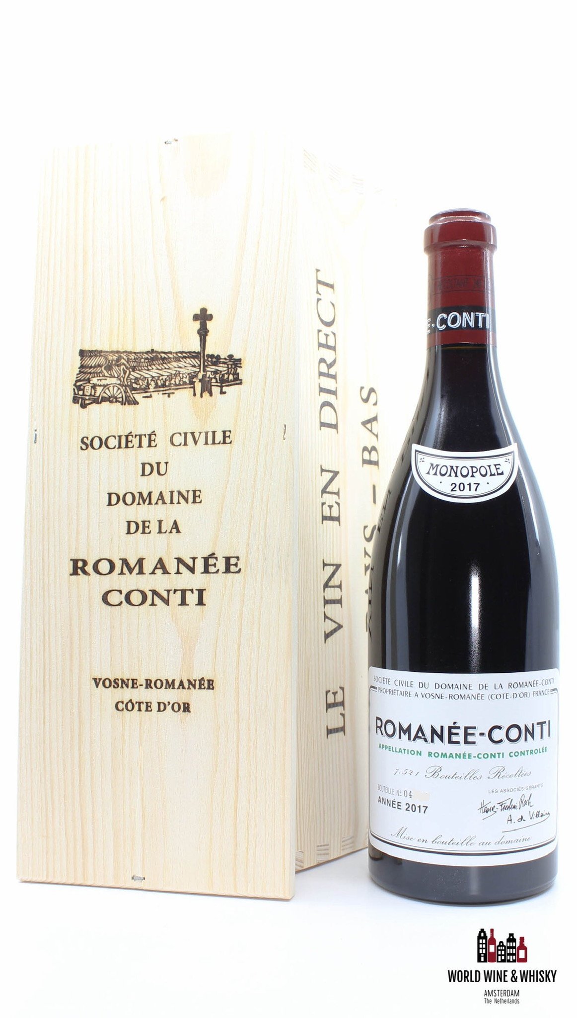 Domaine de la Romanée Conti Domaine de la Romanée-Conti (DRC) - Romanée-Conti 2017 (in OWC)