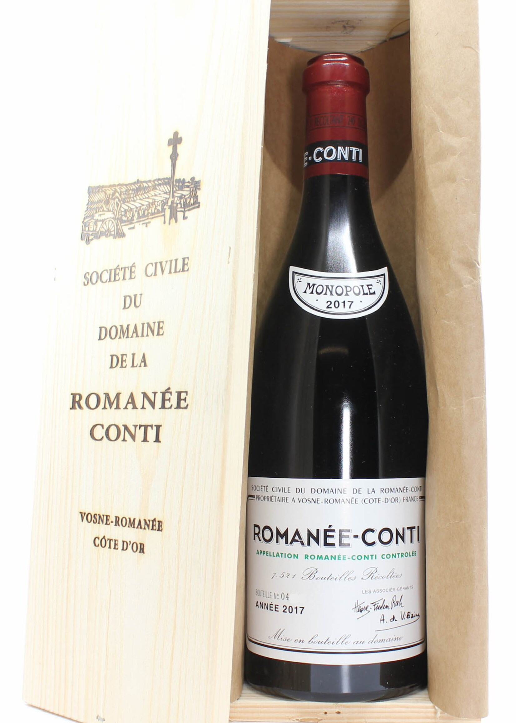 Domaine de la Romanée Conti Domaine de la Romanée-Conti (DRC) - Romanée-Conti 2017 (in OWC)
