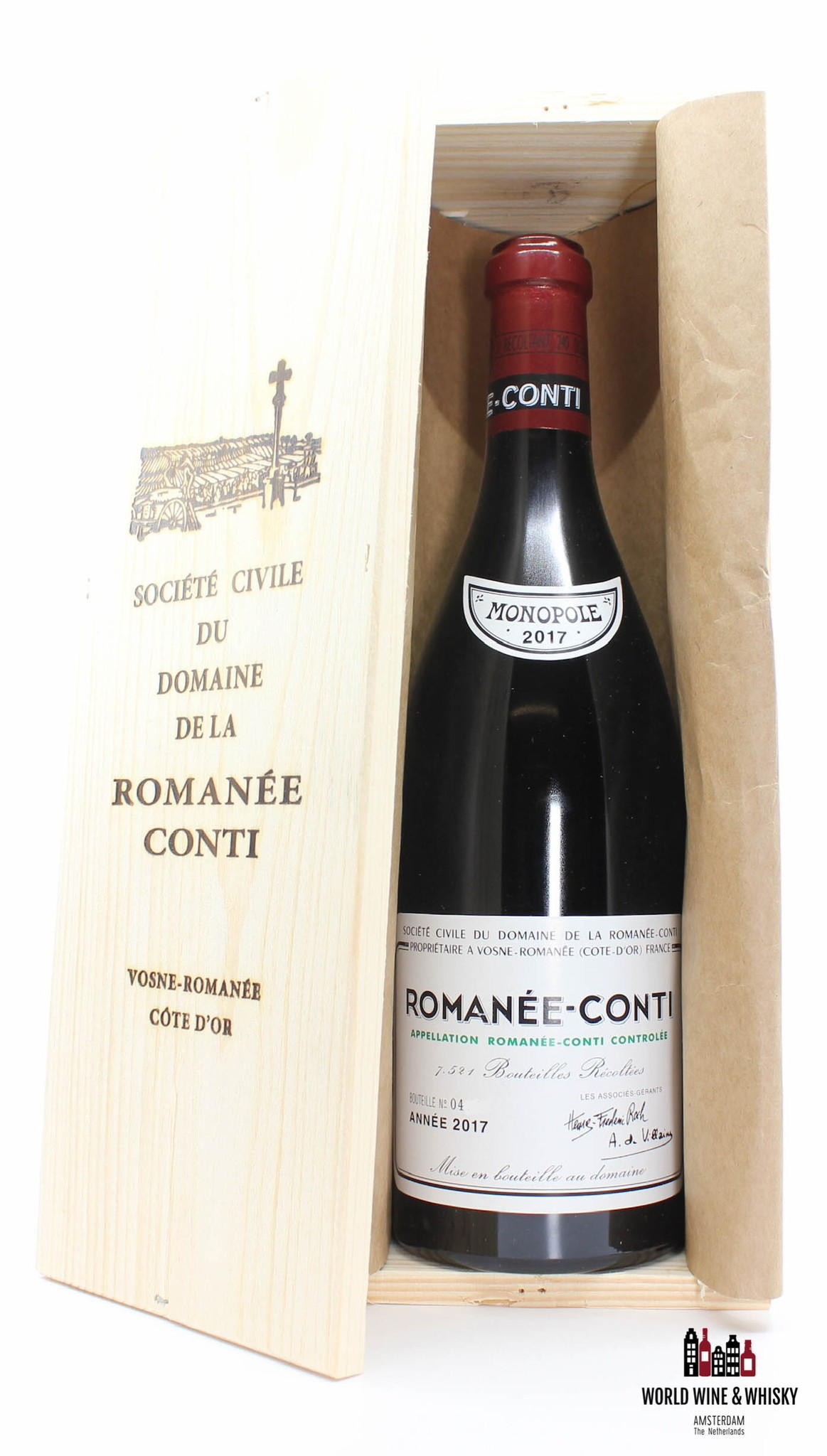 Domaine de la Romanée Conti Domaine de la Romanée-Conti (DRC) - Romanée-Conti 2017 (in OWC)