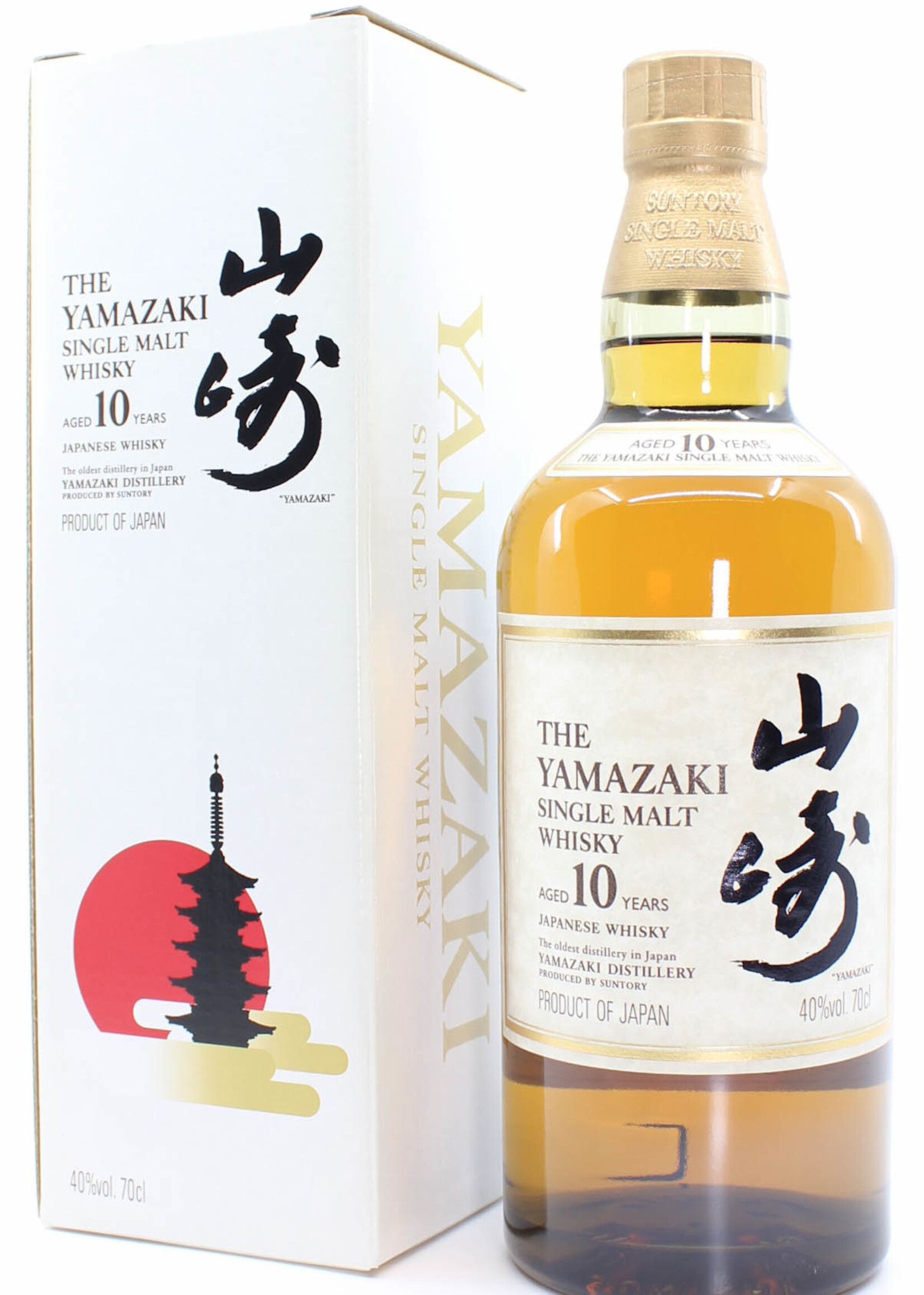 ウイスキー Suntory Yamazaki Malt Whisky10 Years Old Yamazaki 10 Years Old - Suntory Single Malt Japanese Whisky 40
