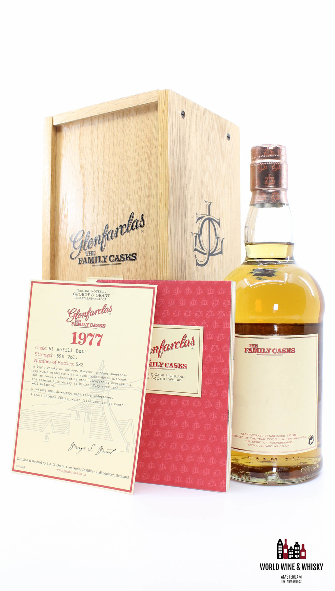 Glenfarclas Glenfarclas 29 Years Old 1977 2006  Cask 61 - The Family Casks 59.0%