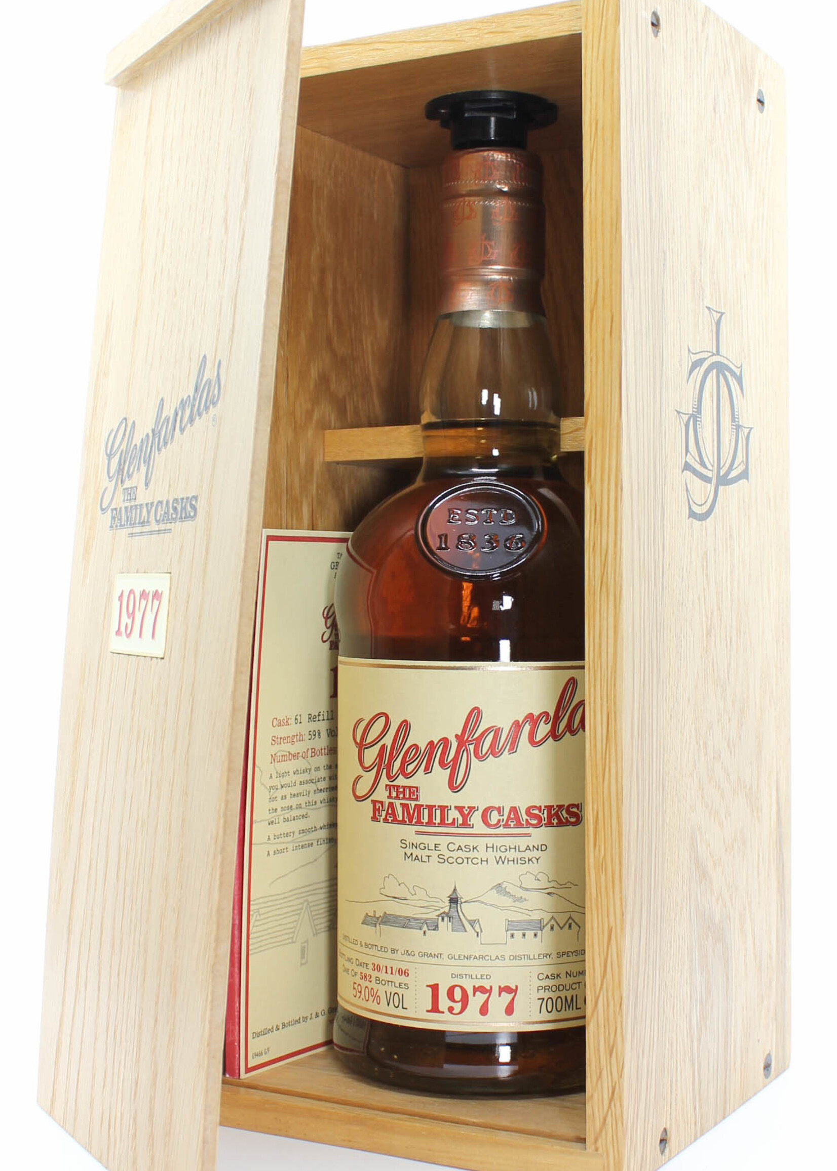 Glenfarclas Glenfarclas 29 Years Old 1977 2006  Cask 61 - The Family Casks 59.0%