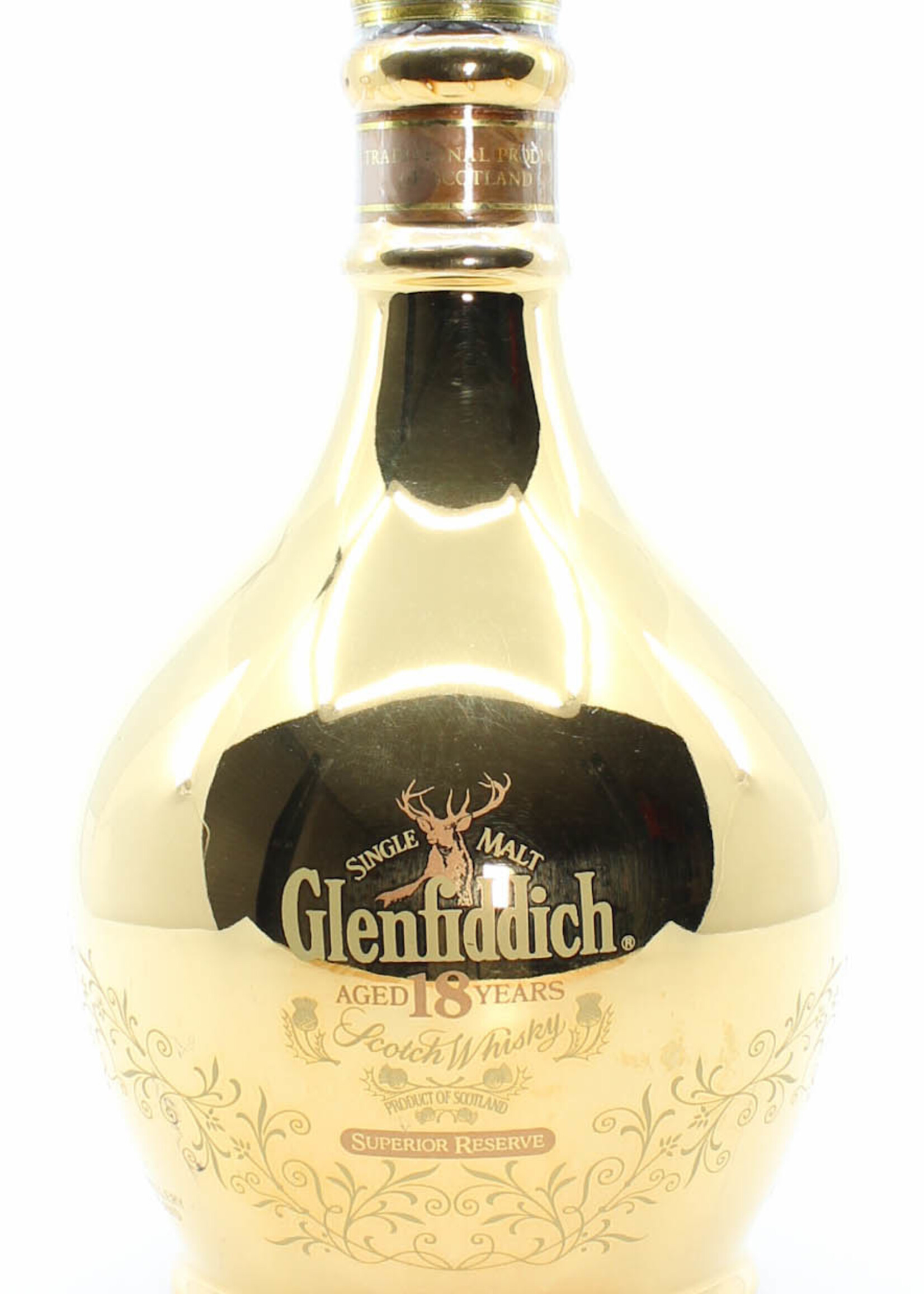 Glenfiddich Glenfiddich 18 Years Old - Superior Reserve - Gold Decanter 23 Carat 43%