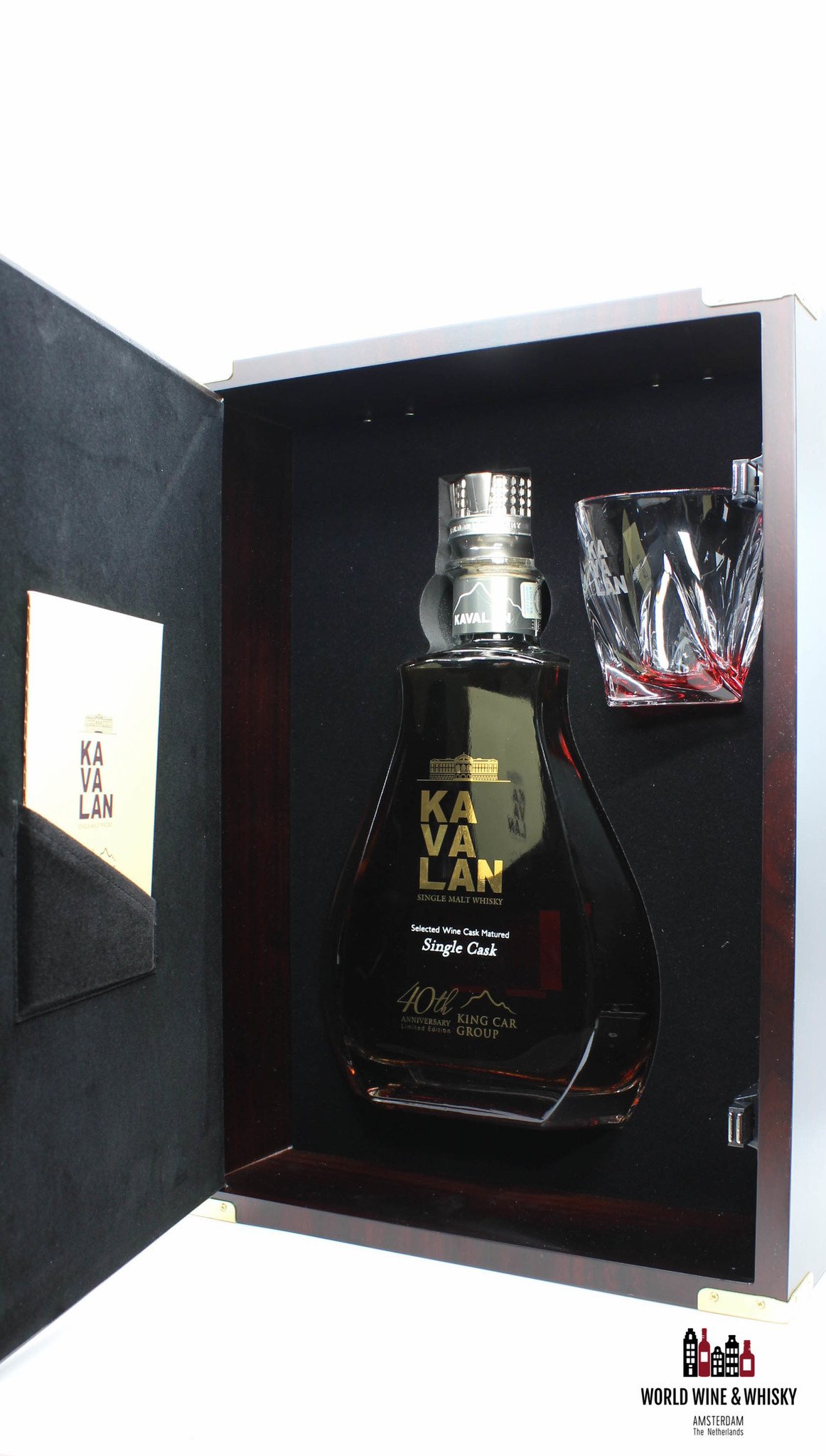 Kavalan Kavalan 2020 - 40th Anniversary Limited Edition - Selected Wine Cask Matured - Cask LF121122027A 56.3% (1 of 99)