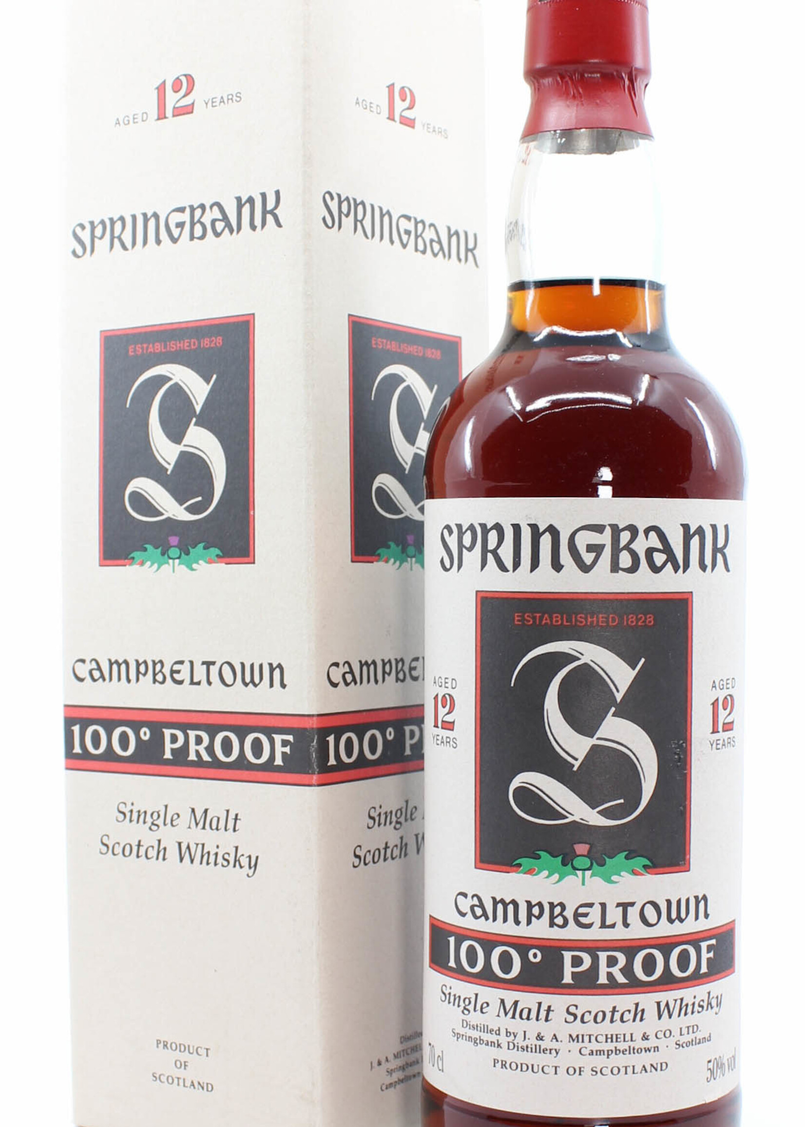 Springbank Springbank 12 Years Old 100° Proof Green Thistle 50% 700ml (in cardboard case)