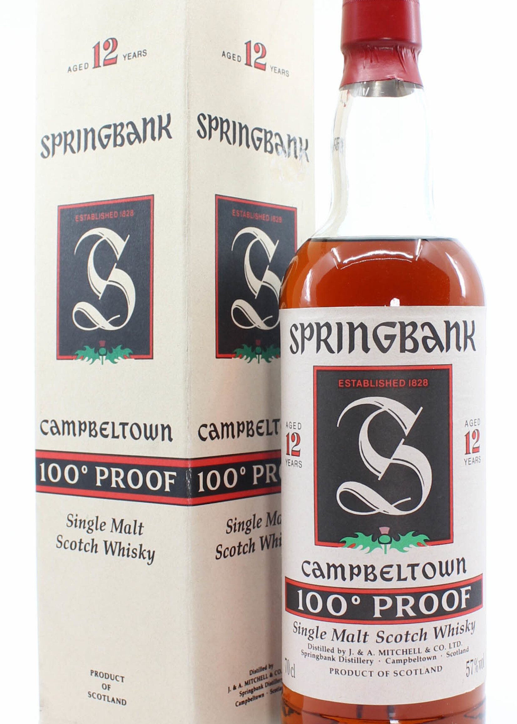 Springbank Springbank 12 Years Old 100° Proof Green Thistle 57% 700ml (in cardboard case)