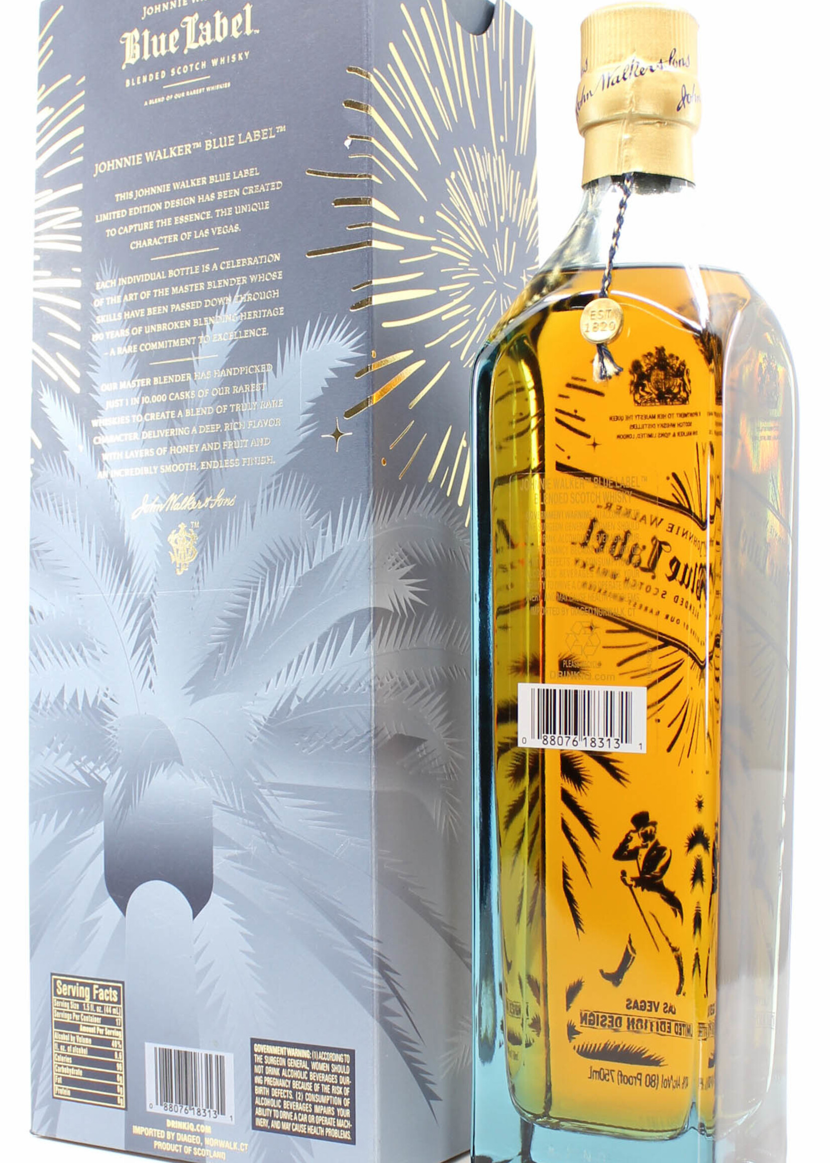 Johnnie Walker Johnnie Walker Blue Label - Las Vegas Limited Edition Design 40% 750ml