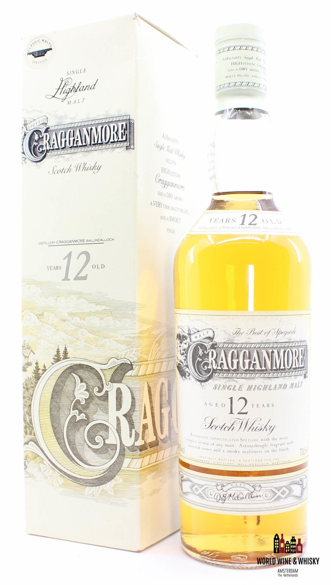 Cragganmore Cragganmore Ballindalloch 12 Years Old - Classic Malts 40% 700ml