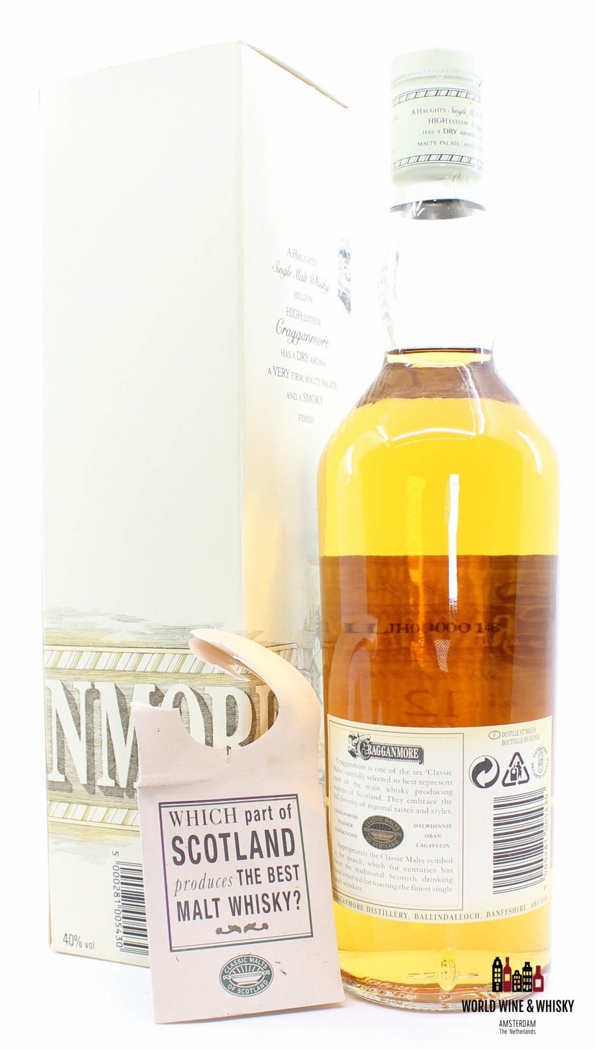 Cragganmore Cragganmore Ballindalloch 12 Years Old - Classic Malts 40% 700ml