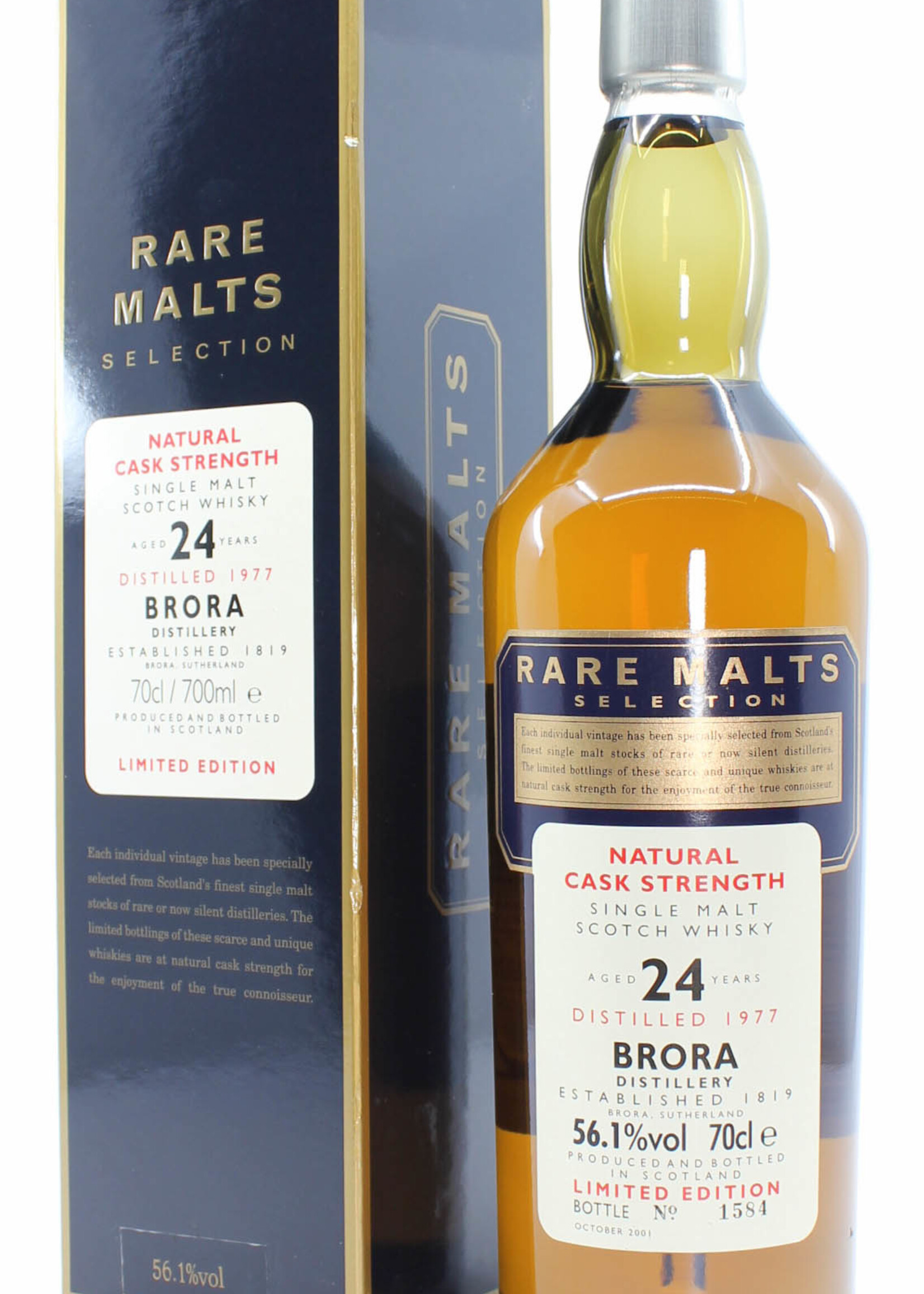 Brora Brora 24 Years Old 1977 2001 Rare Malts Selection 56.1% (1 of 6000)