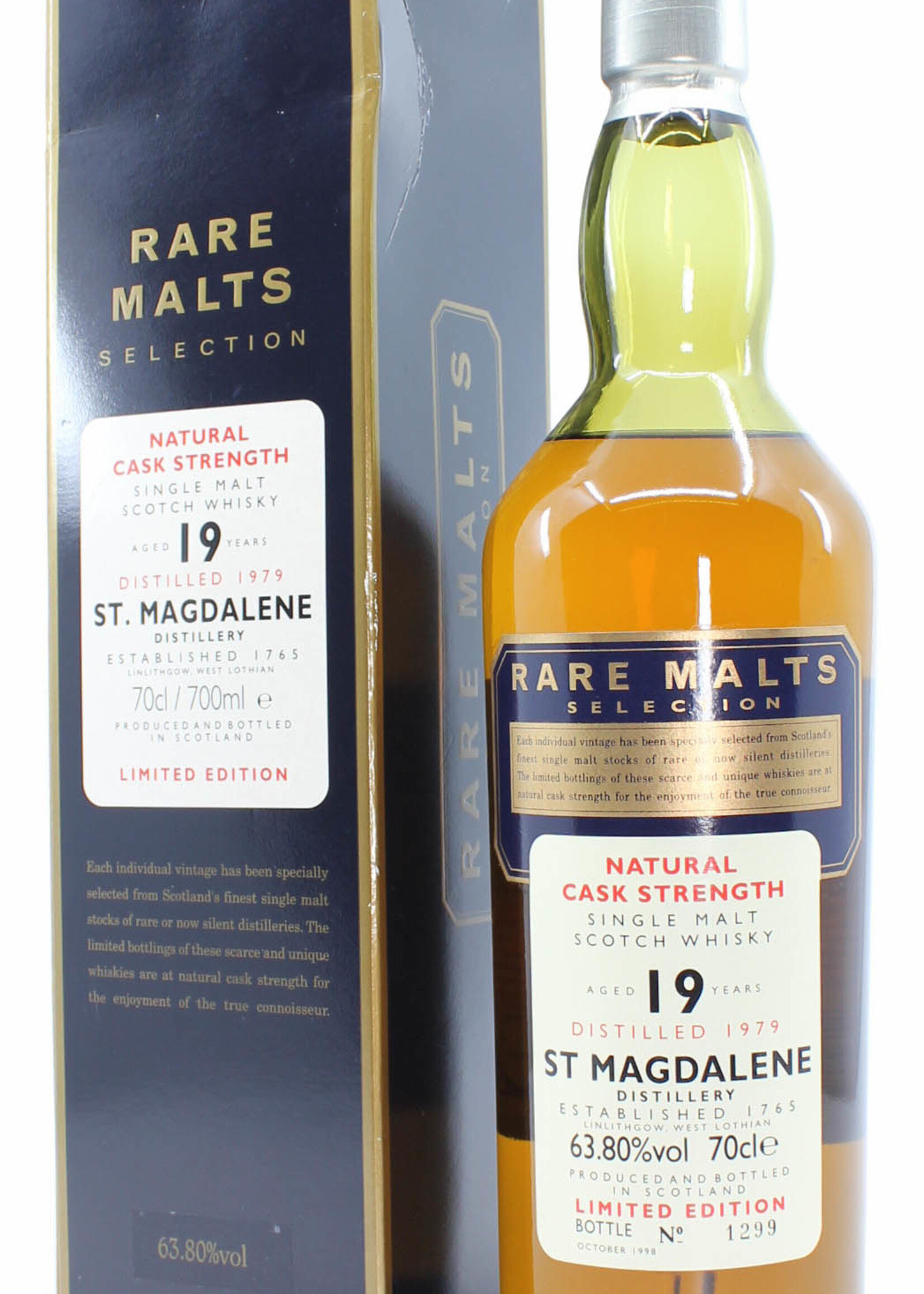 St Magdalene St Magdalene 19 Years Old 1979 1998 Rare Malts Selection - Limited Edition 63.8%