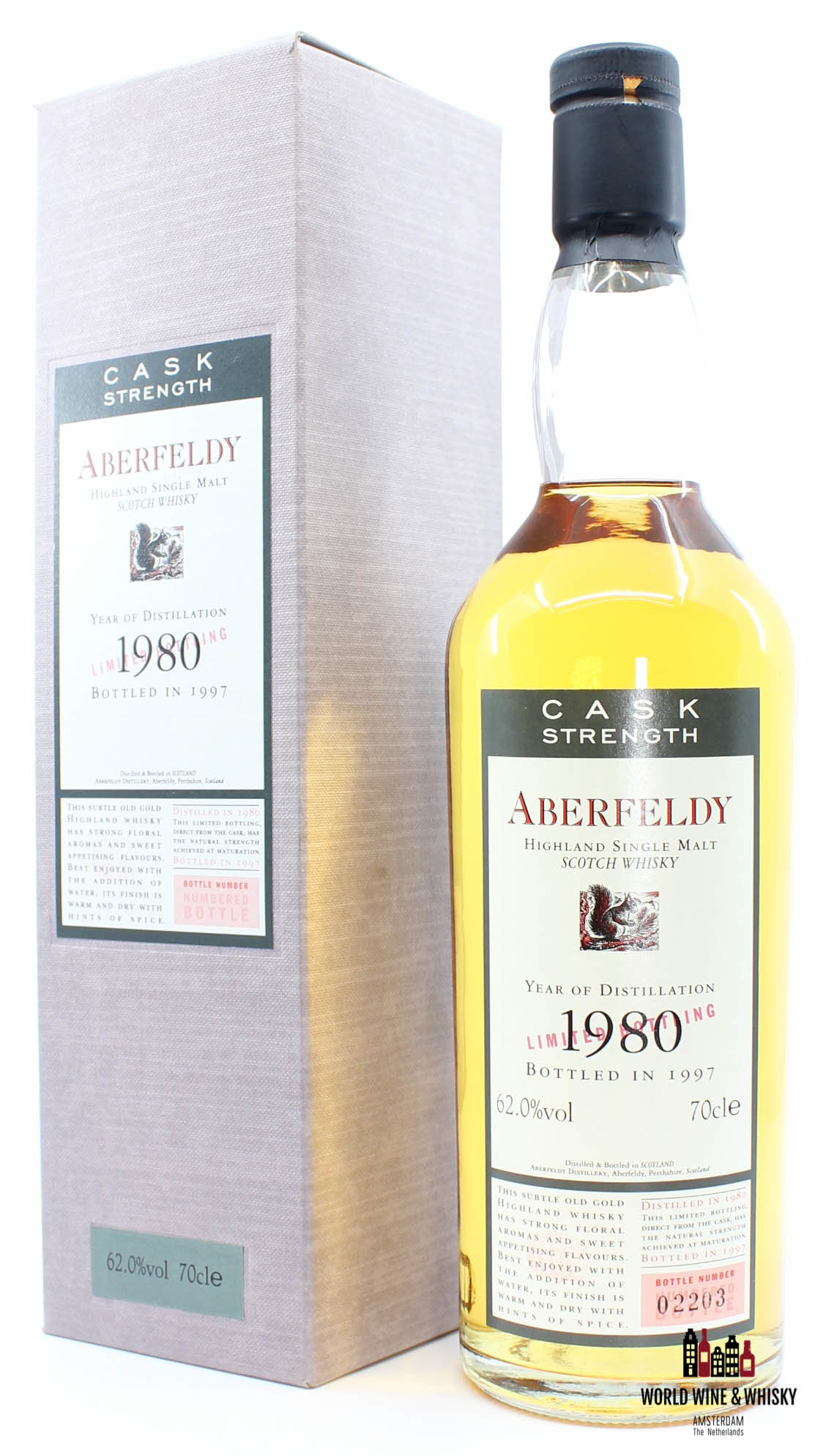 Aberfeldy Aberfeldy 1980 1997 - Flora & Fauna - Limited Bottling 62%