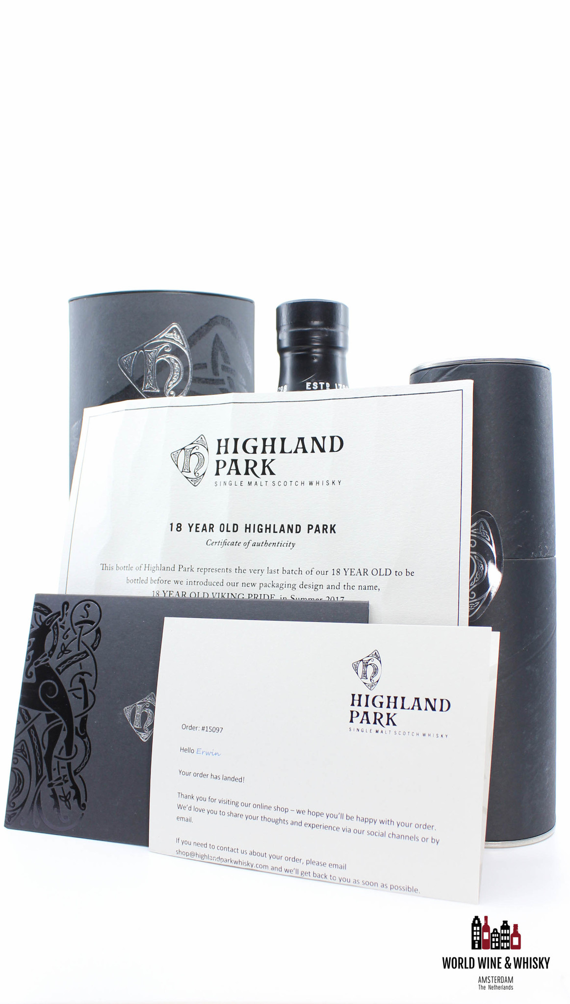 Highland Park Highland Park 18 Years Old 2017 - Viking Pride signed (Gordon Motion & Max McFarlane) 43% (1 of 756)