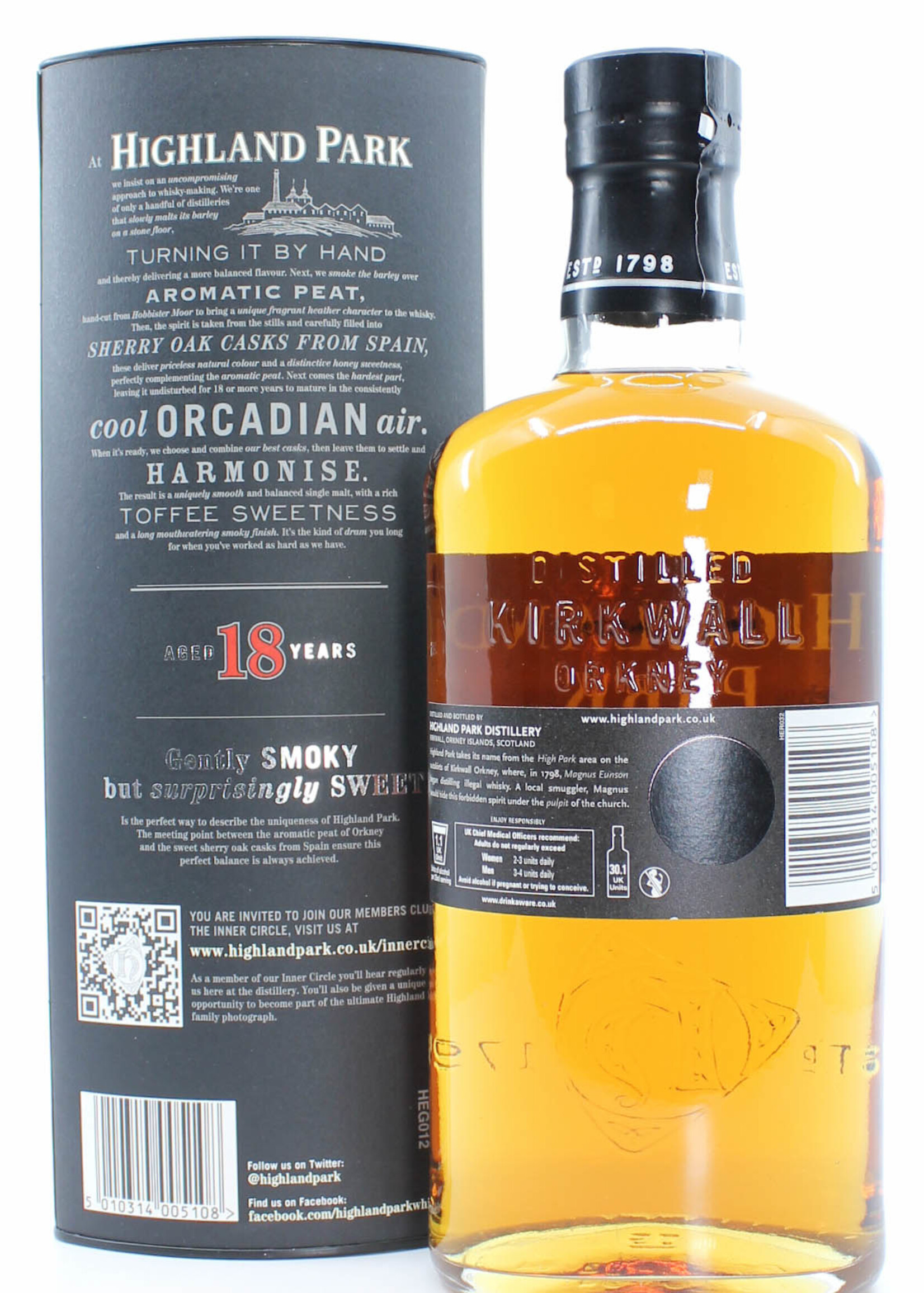 Highland Park Highland Park 18 Years Old 2017 - Viking Pride signed (Gordon Motion & Max McFarlane) 43% (1 of 756)