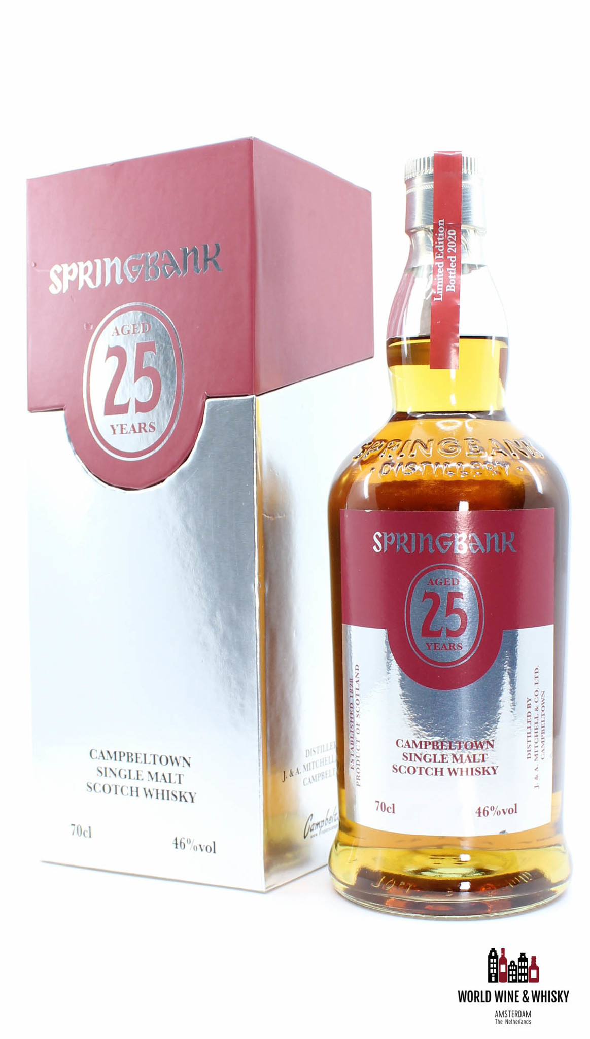 Springbank Springbank 25 Years Old 2020 Limited Edition - Red/Silver Edition 46% (1 of 1200)