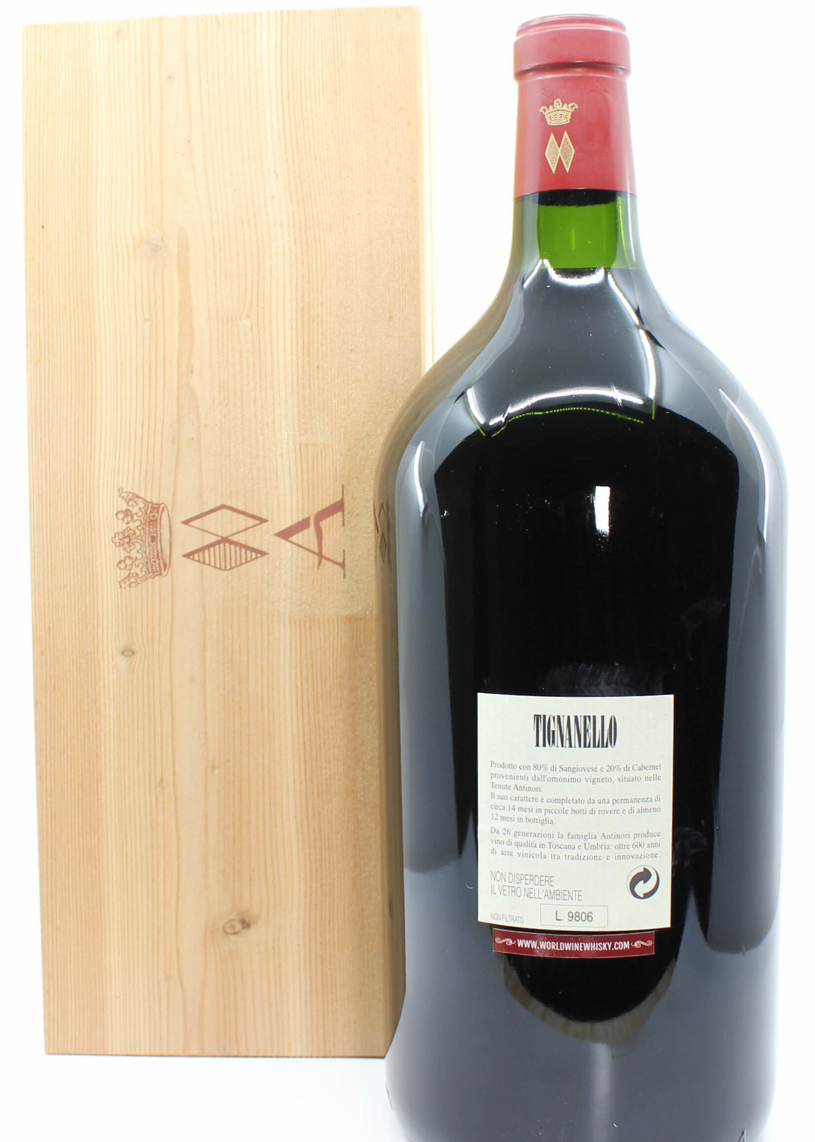 Antinori Tignanello Marchesi Antinori Tignanello 1995 Double-Magnum in OWC (3L)