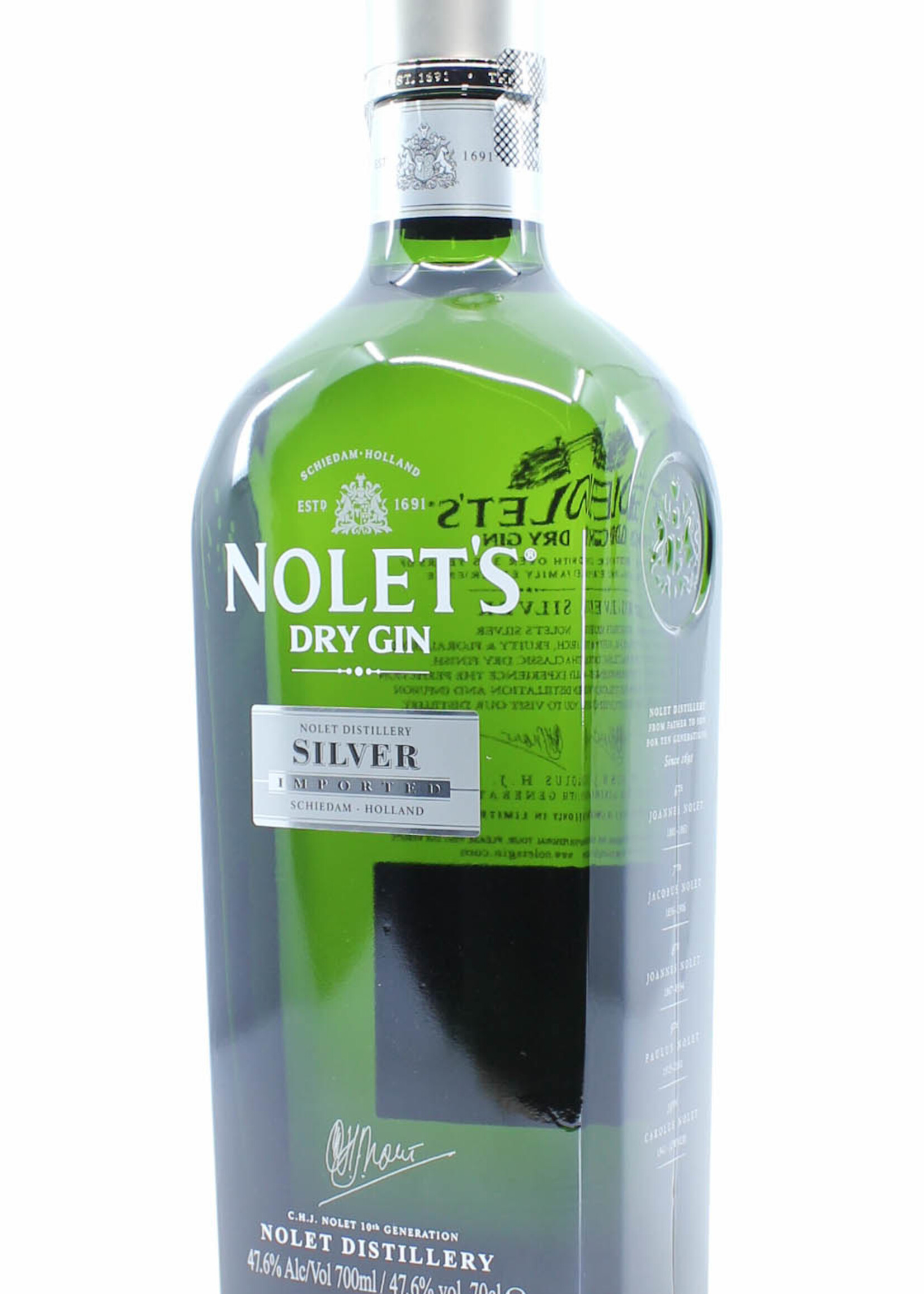 Nolet's Gin Nolet's Dry Gin Silver Imported - Gin from Holland 47.6%
