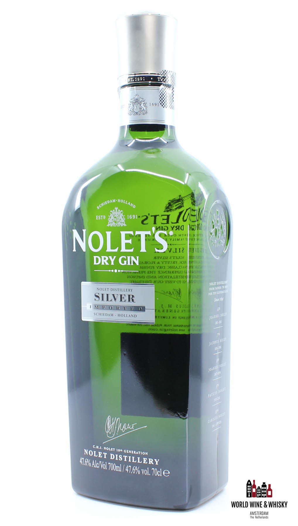 Nolet's Gin Nolet's Dry Gin Silver Imported - Gin from Holland 47.6%