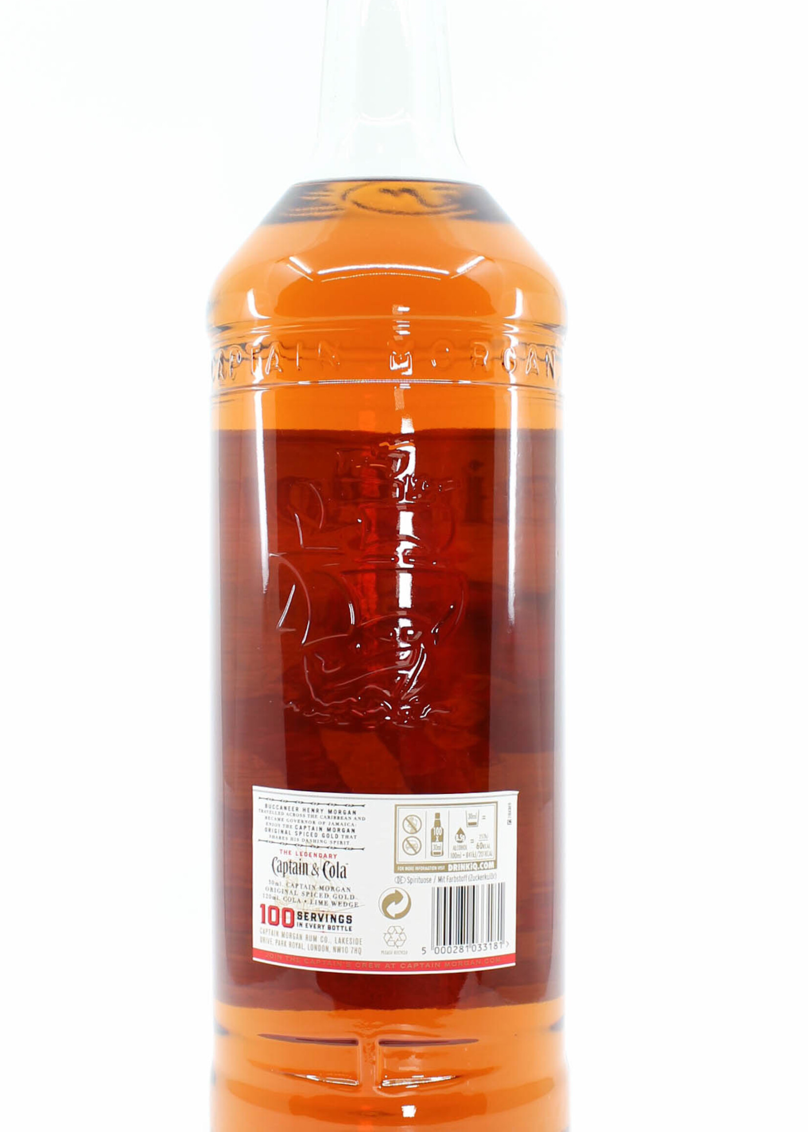 Captain Morgan Captain Morgan - Spiced Gold - incl. dispenser 35% 3L XXL (3 Litre)