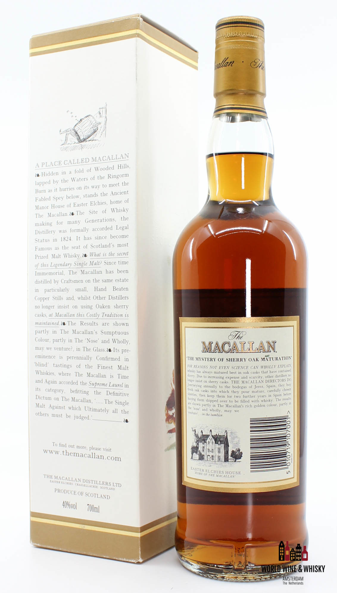 The Macallan Macallan 10 Years Old - Sherry Oak Casks From Jerez 40% (90s bottling)