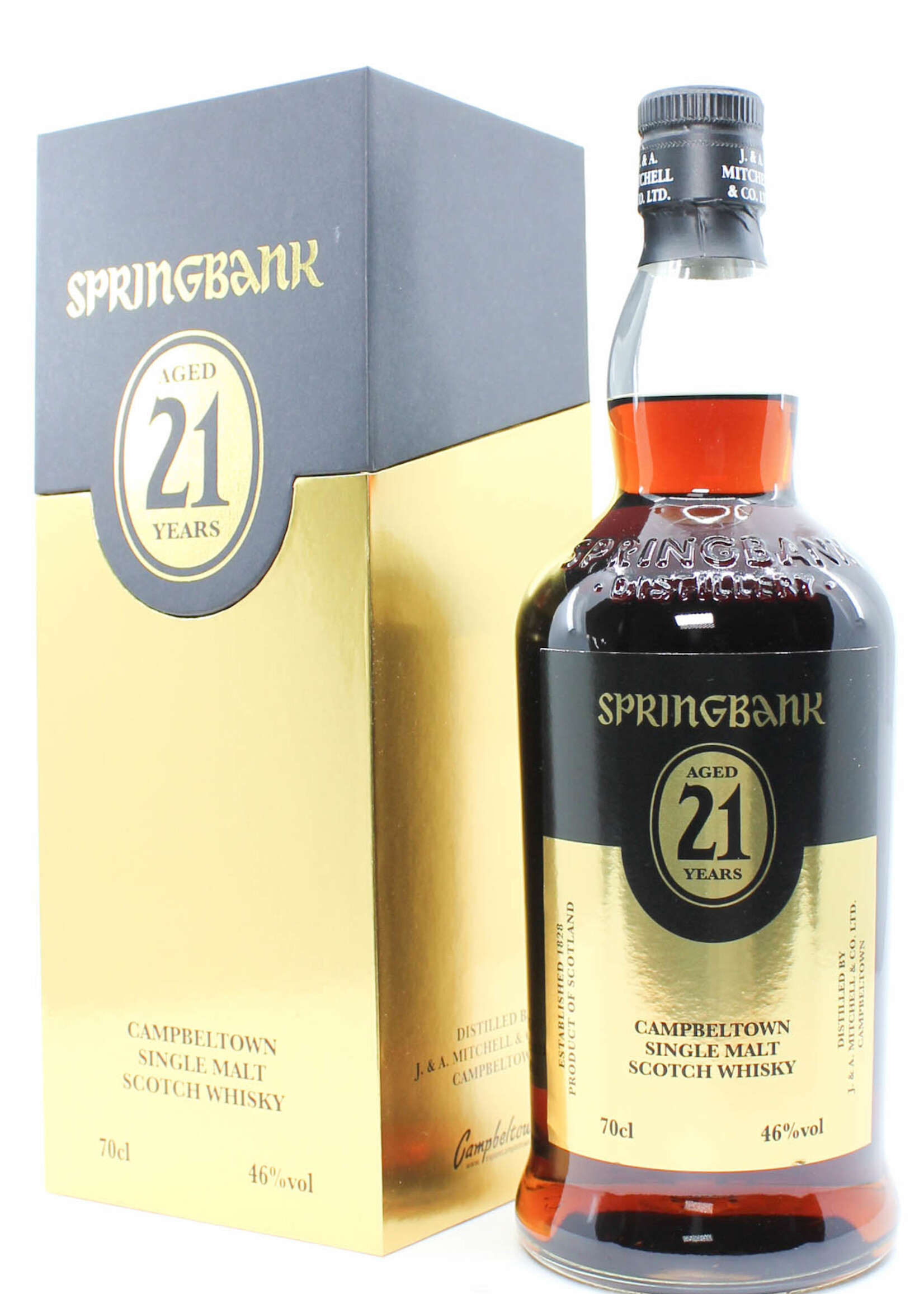 Springbank Springbank 21 Years Old 2020 - Limited Edition - Black/Gold Edition 46% (1 of 3300)