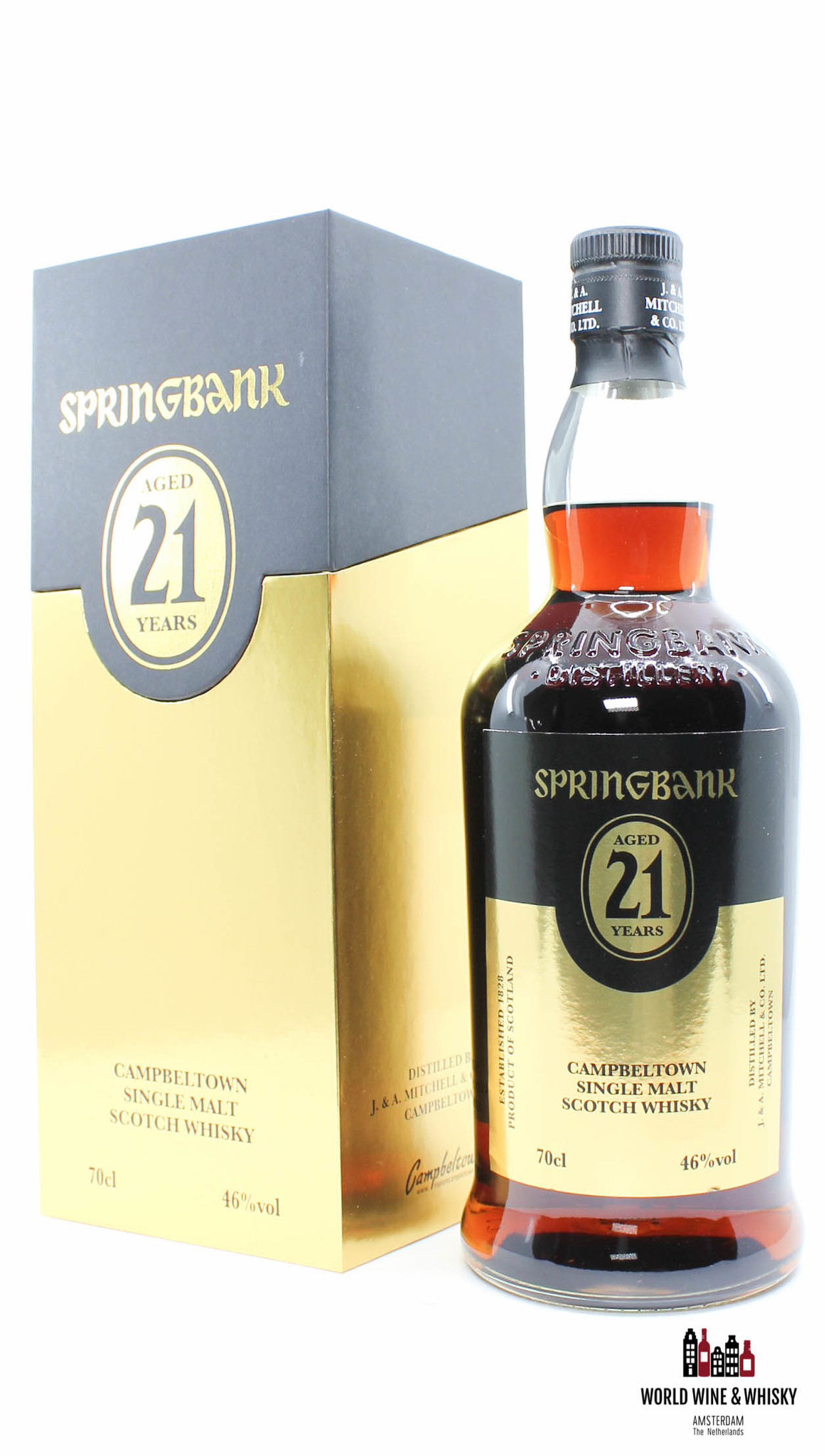 Springbank Springbank 21 Years Old 2020 - Limited Edition - Black/Gold Edition 46% (1 of 3300)