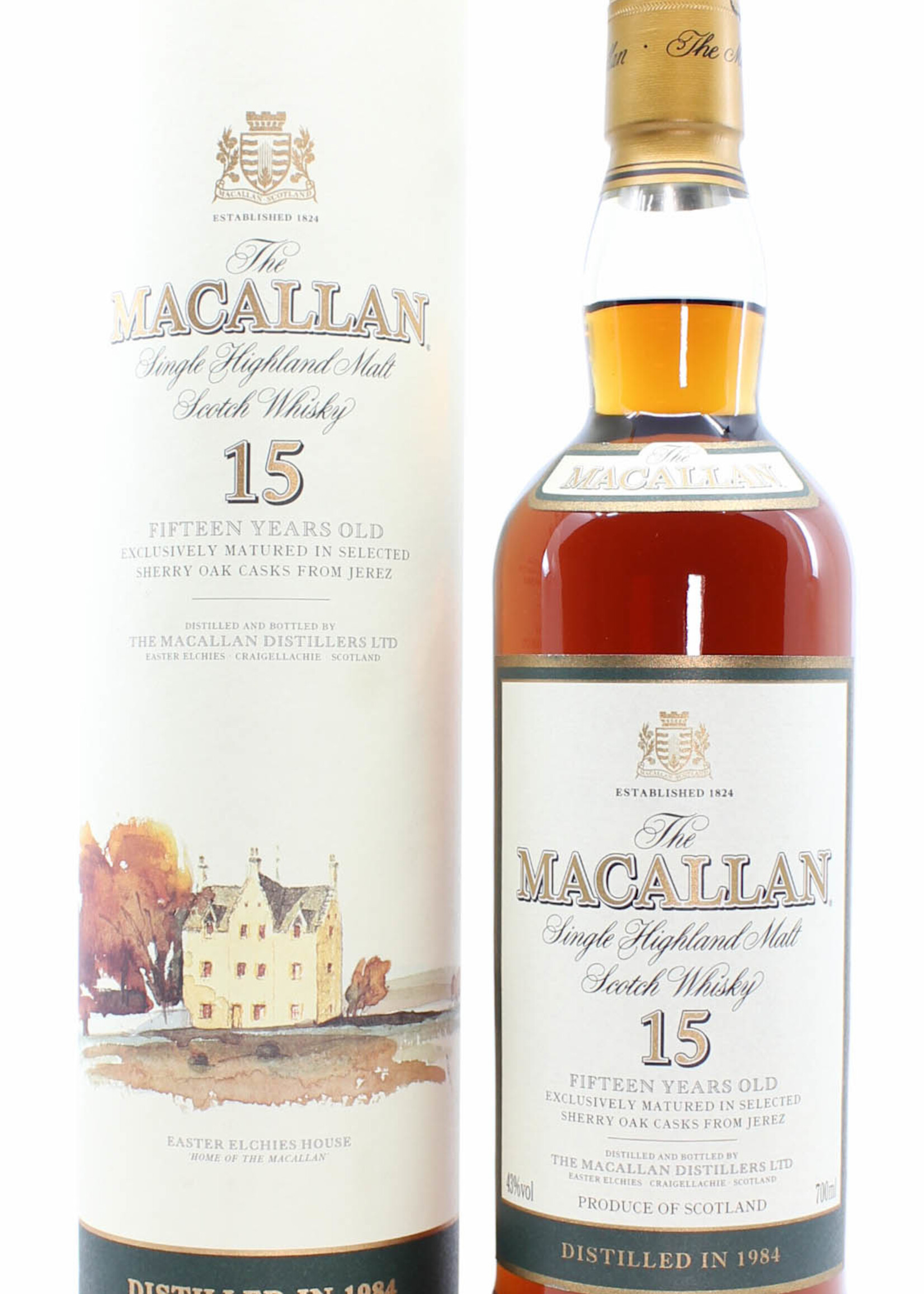 The Macallan Macallan 15 Years Old 1984 - Sherry Oak Casks from Jerez  43% 700ml