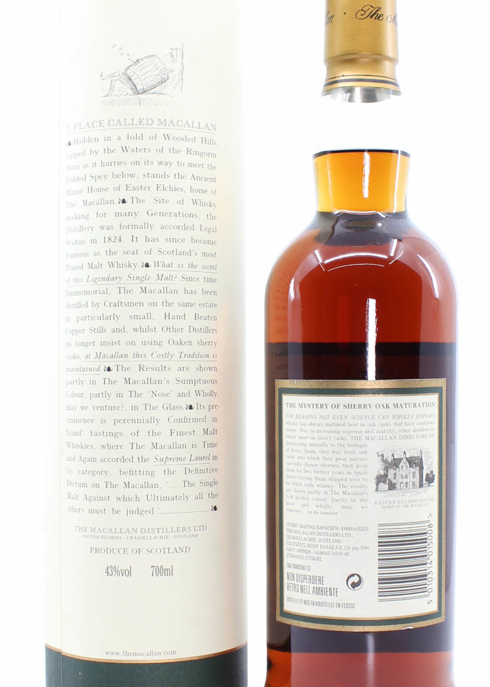The Macallan Macallan 15 Years Old 1984 - Sherry Oak Casks from Jerez  43% 700ml