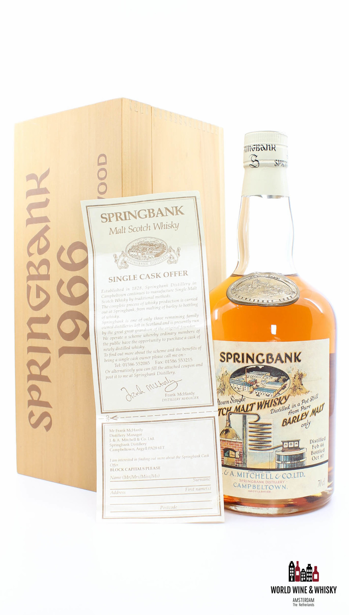 Springbank Springbank 31 Years Old 1966 1997 - Local Barley - Cask 1966 489 52%
