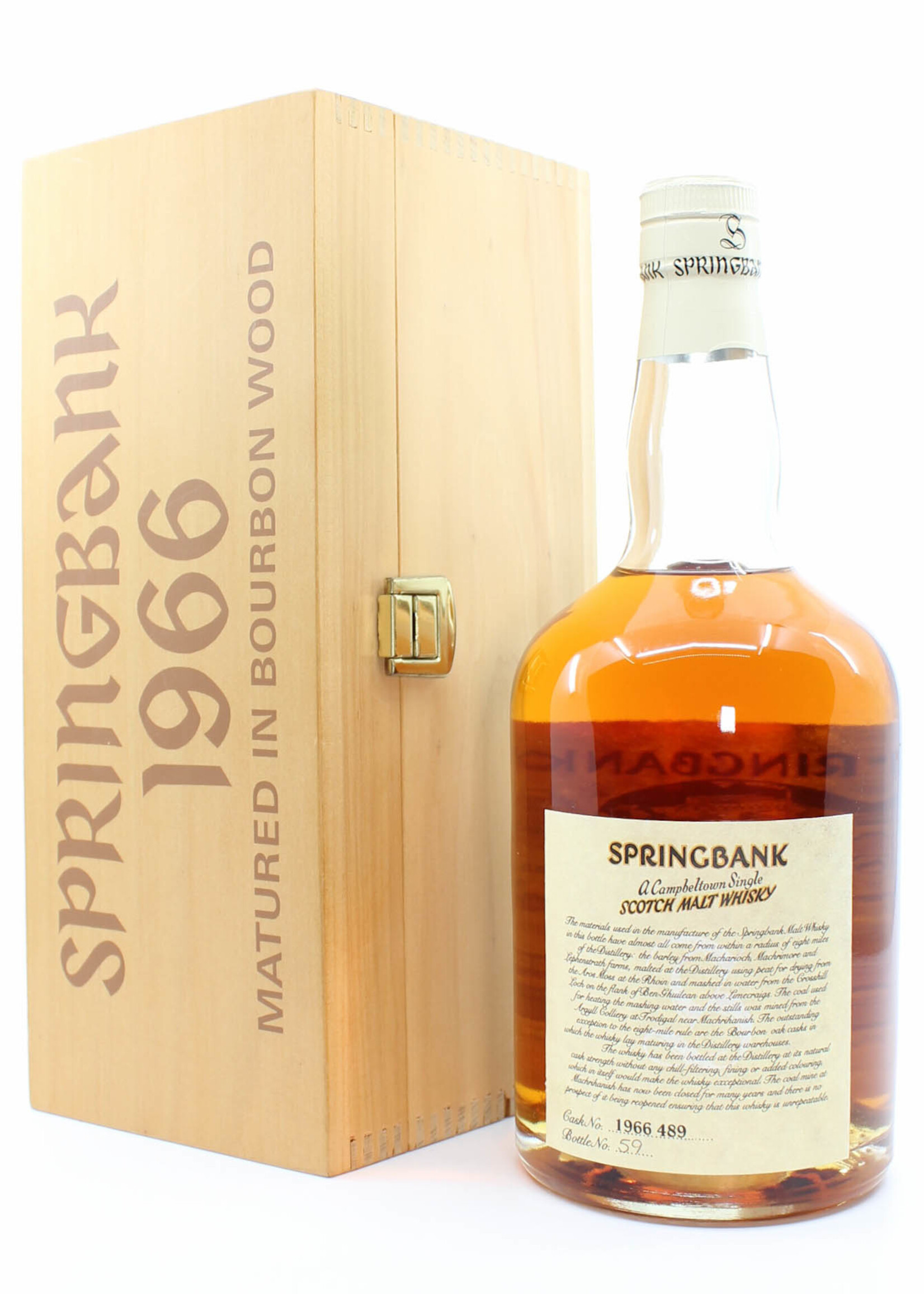 Springbank Springbank 31 Years Old 1966 1997 - Local Barley - Cask 1966 489 52%