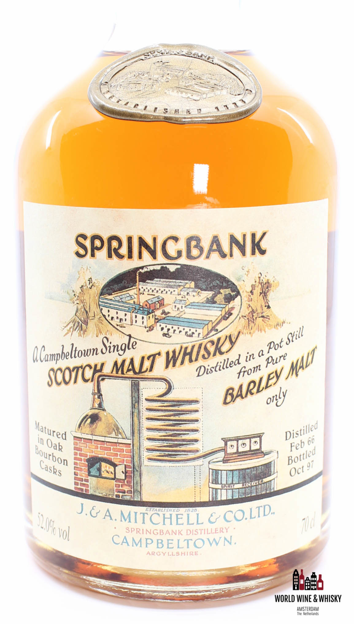 Springbank 31 Years Old 1966 1997 - Local Barley - Cask 1966 Springbank 31 Years Old 1966 1997 - Local Barley - Cask 1966