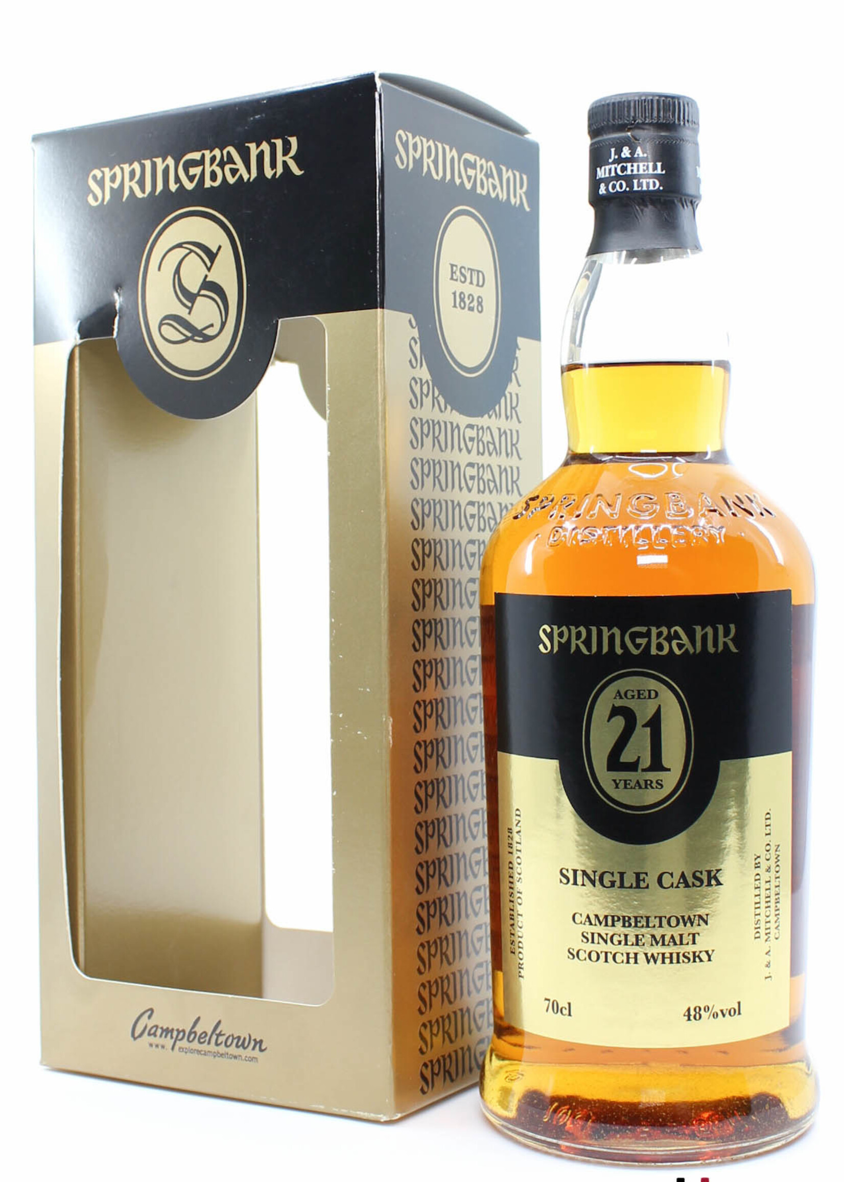 Springbank Springbank 21 Years Old 1995 2016 - Fourcroy Nederland - Black/Gold Edition 48% (1 of 336)