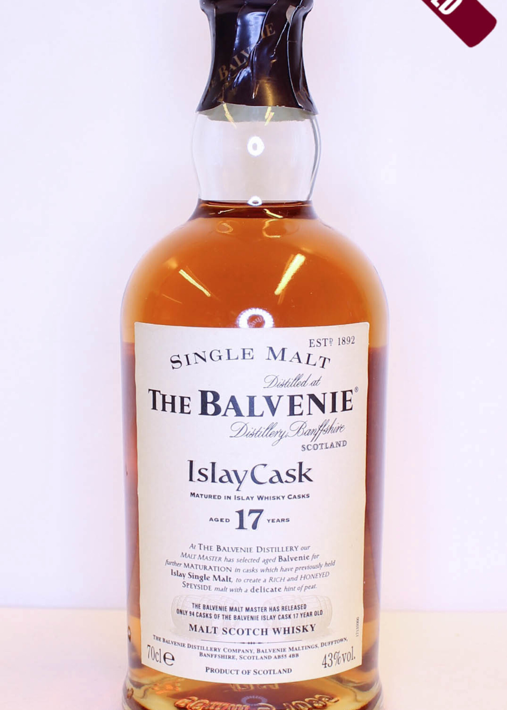 Balvenie Balvenie 17 Years Old 1986 2003 Islay Cask 43%