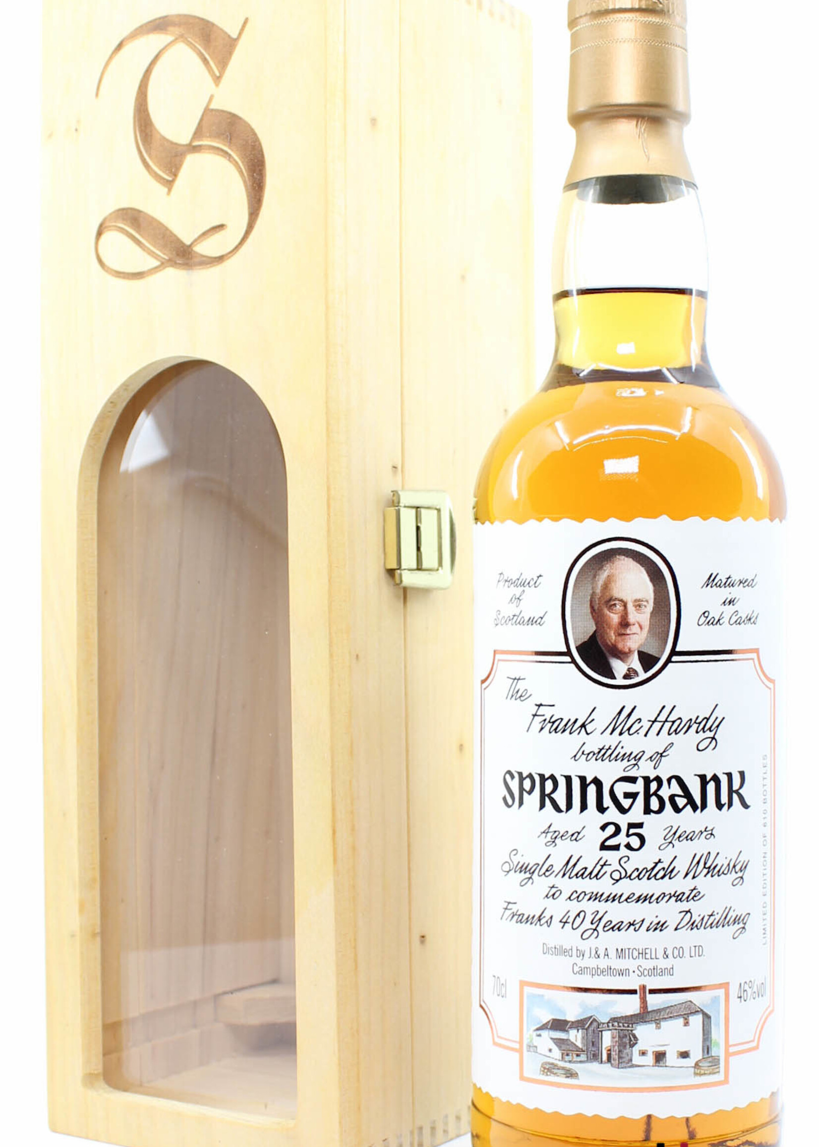 Springbank Springbank 25 Years Old - Frank McHardy bottling, 40 Years in Distilling 46% (1 of 610)