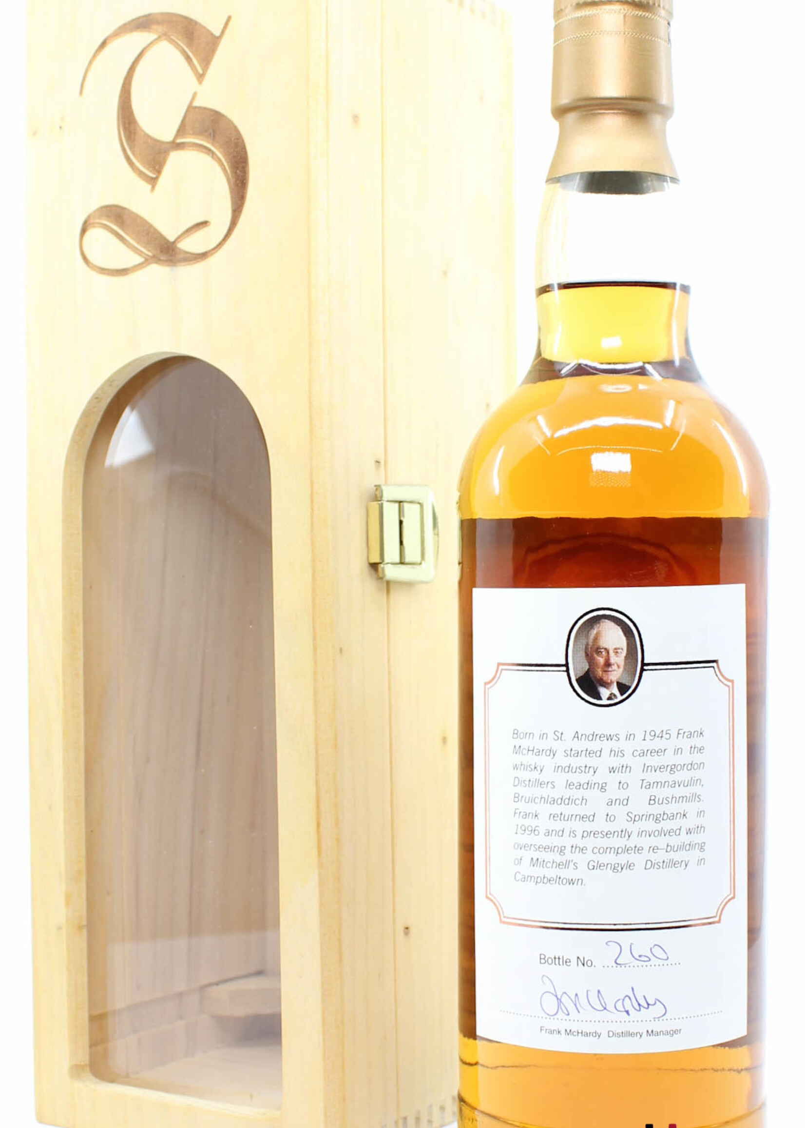 Springbank Springbank 25 Years Old - Frank McHardy bottling, 40 Years in Distilling 46% (1 of 610)