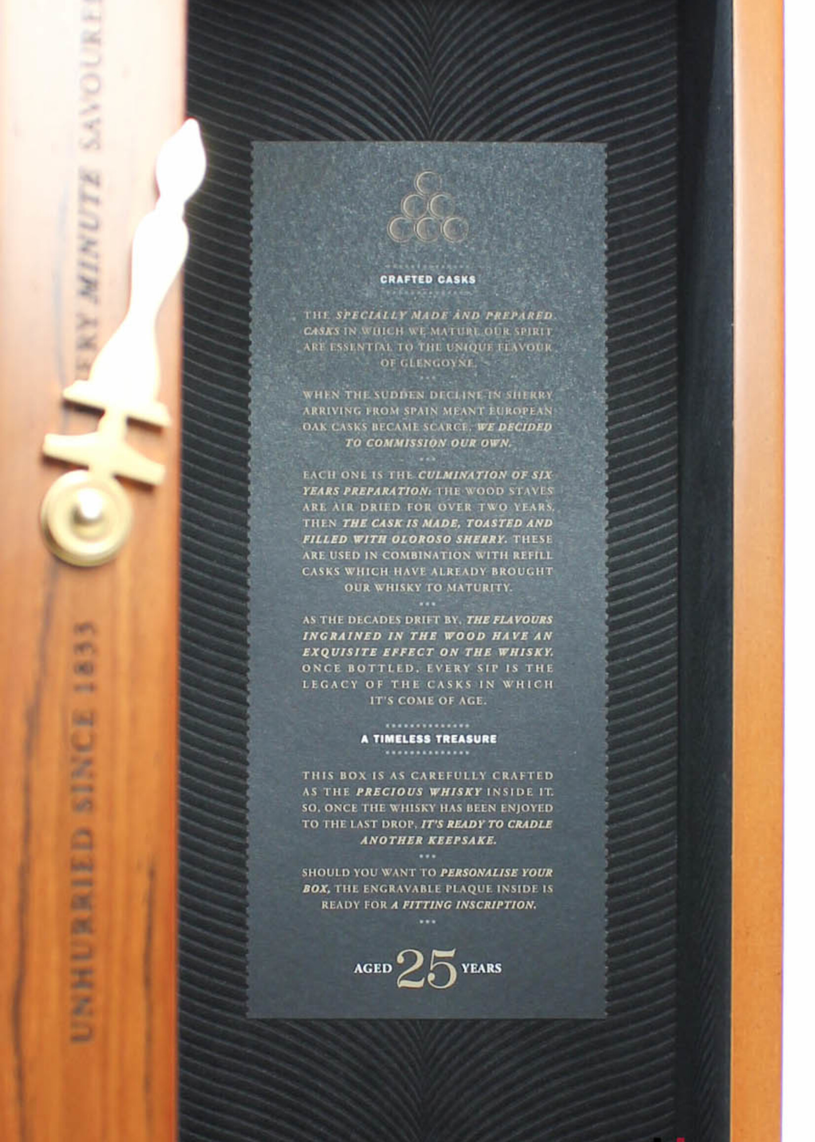 Glengoyne Glengoyne 25 Years Old 2020 - Limited Release - Unhurried Since 1833 48%