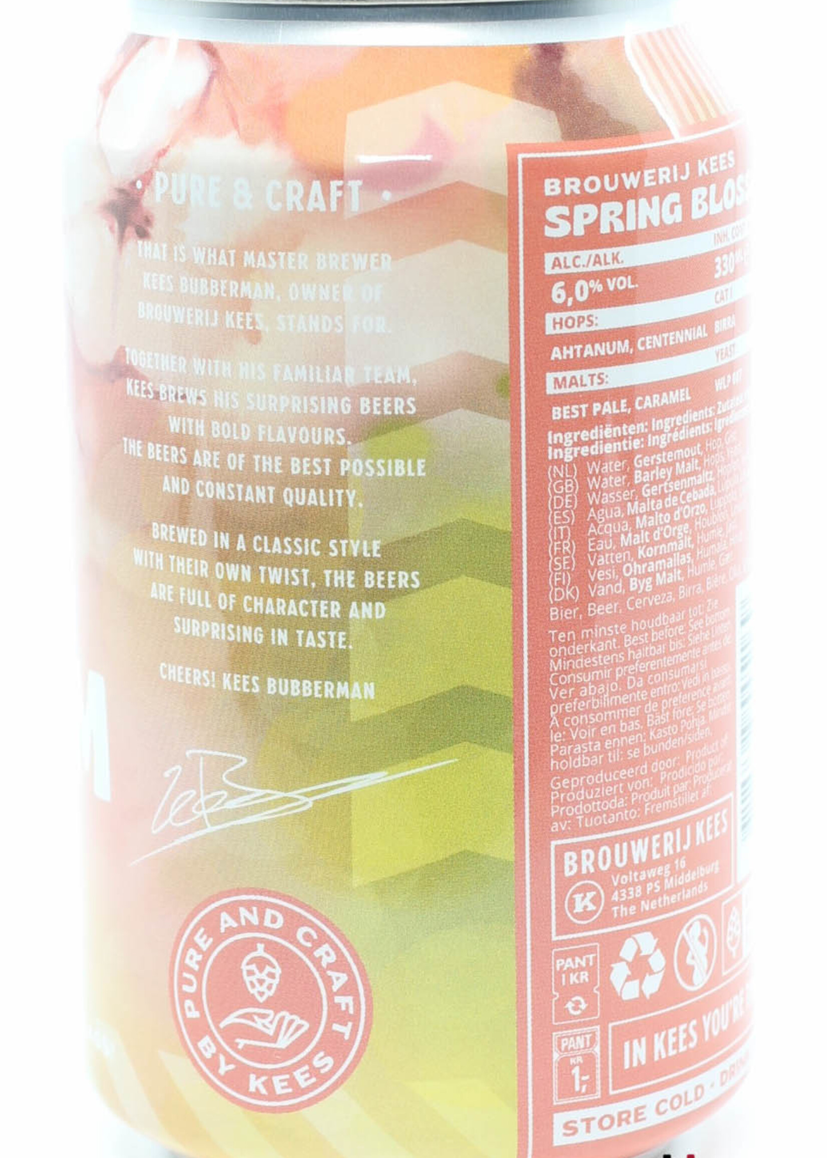 Brouwerij Kees Brouwerij Kees - Spring Blossom - Pale Ale 6,0% 33cl